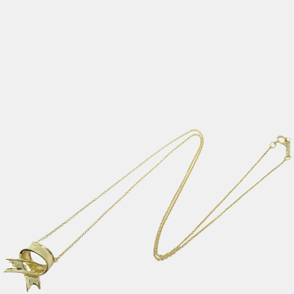 

Tiffany & Co. 18K Gold Ribbon Necklace