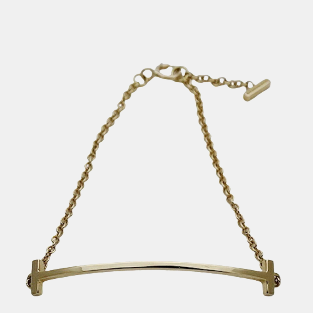 

Tiffany & Co. 18K Yellow Gold T Smile Bracelet