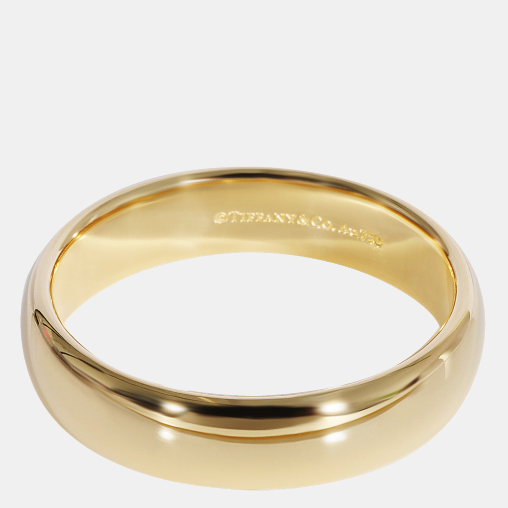 

Tiffany & Co. Classic Wedding Band in 18k Yellow Gold Ring Size