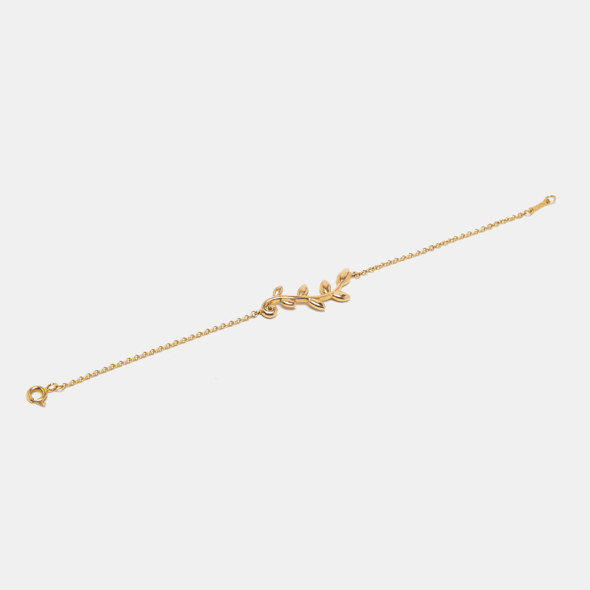 

Tiffany & Co. Paloma Picasso Olive Leaf Vine 18k Yellow Gold Bracelet