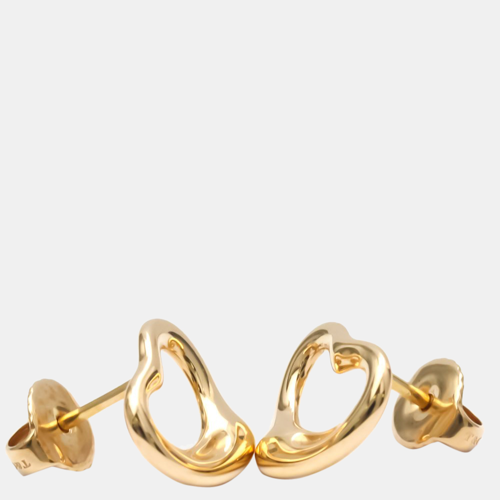 

Tiffany & Co. Elsa Peretti Open Heart 18K Rose Gold Earrings