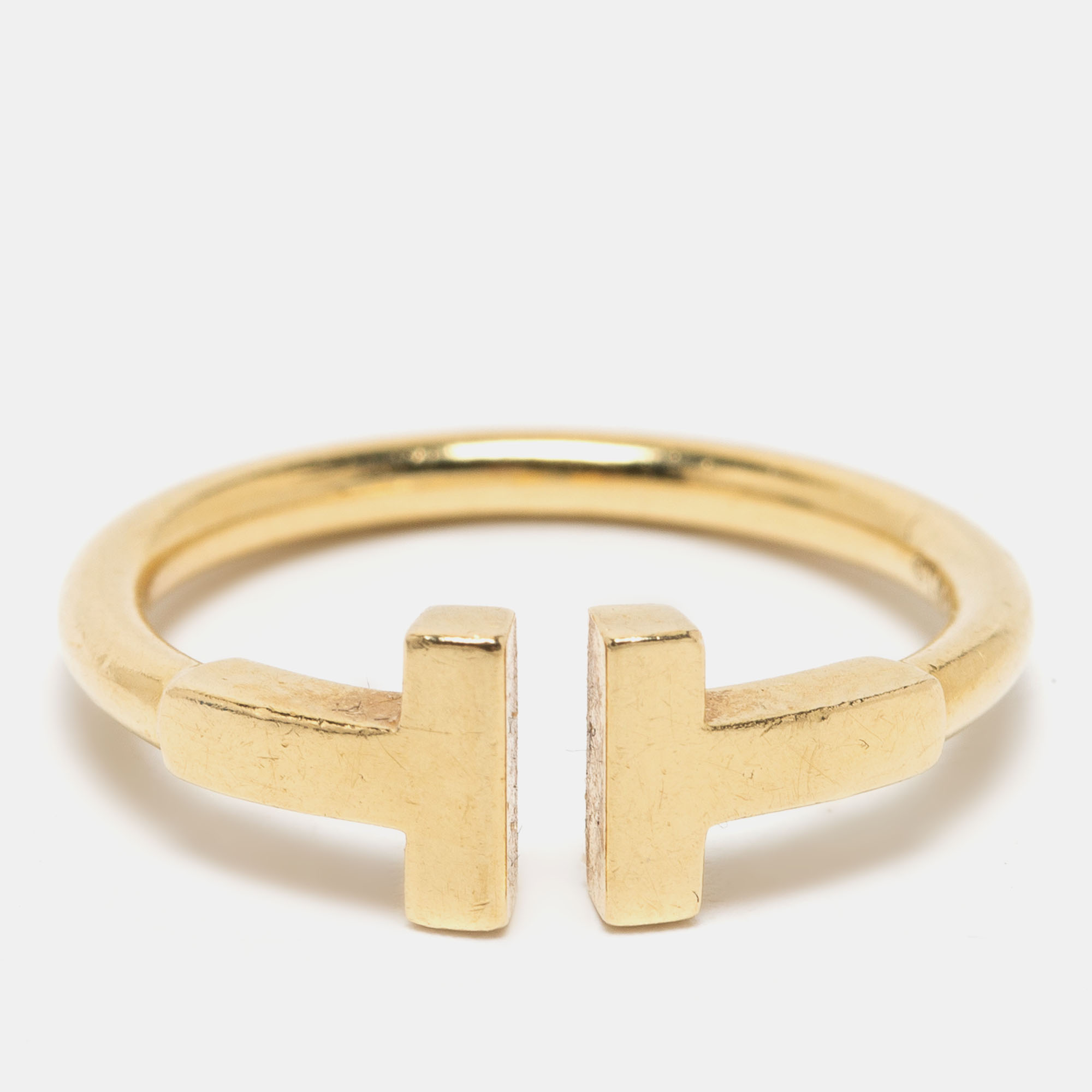 

Tiffany & Co. Tiffany T Wire 18k Yellow Gold Ring Size