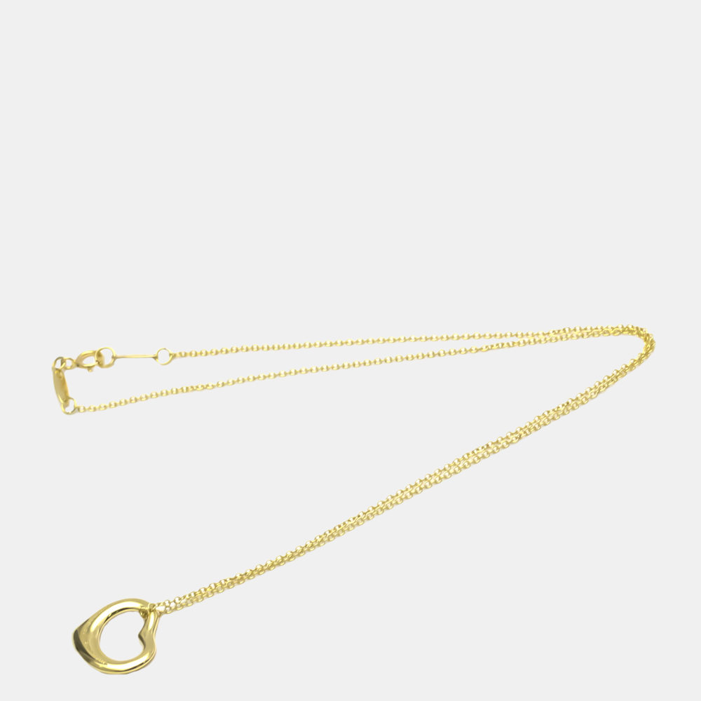 

Tiffany & Co. Elsa Peretti Open Heart 18K Yellow Gold Necklace