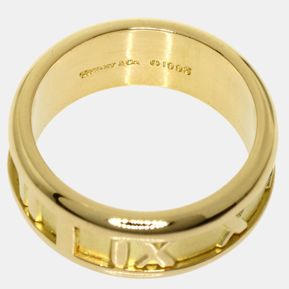 

Tiffany & Co. Atlas 18K Yellow Gold Ring EU 49