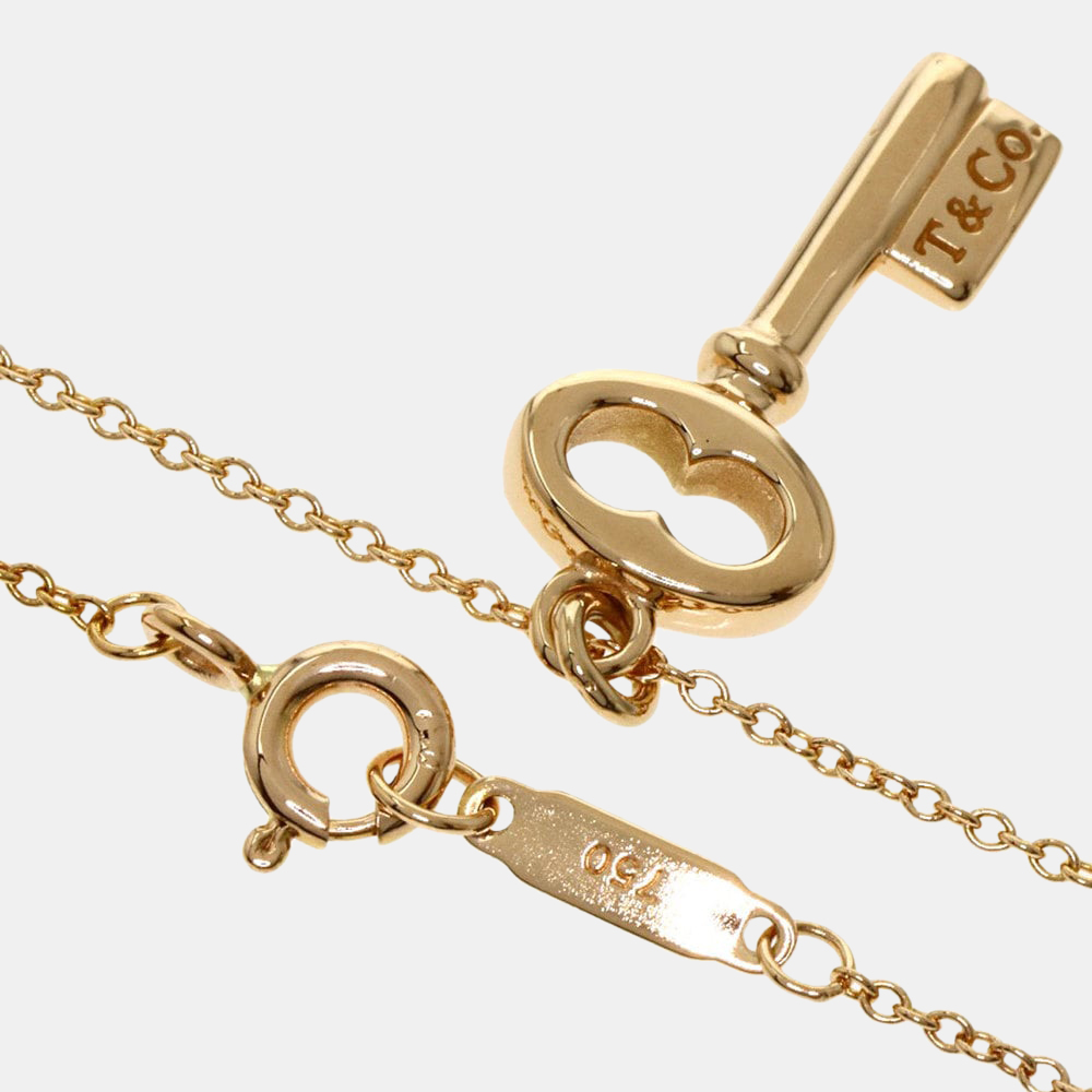 

Tiffany & Co. Oval Key 18K Rose Gold Necklace