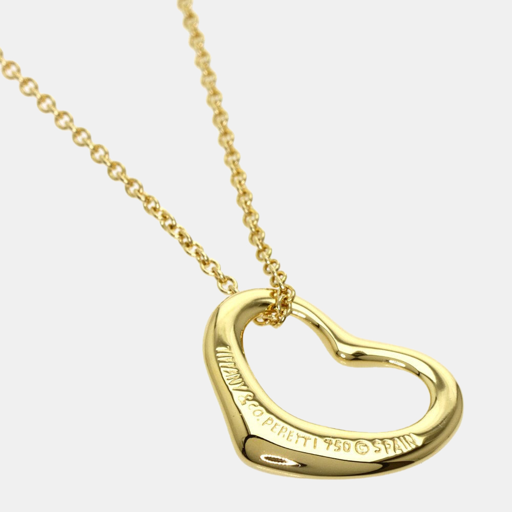 

Tiffany & Co. Elsa Peretti Open Heart 18K Yellow Gold Necklace