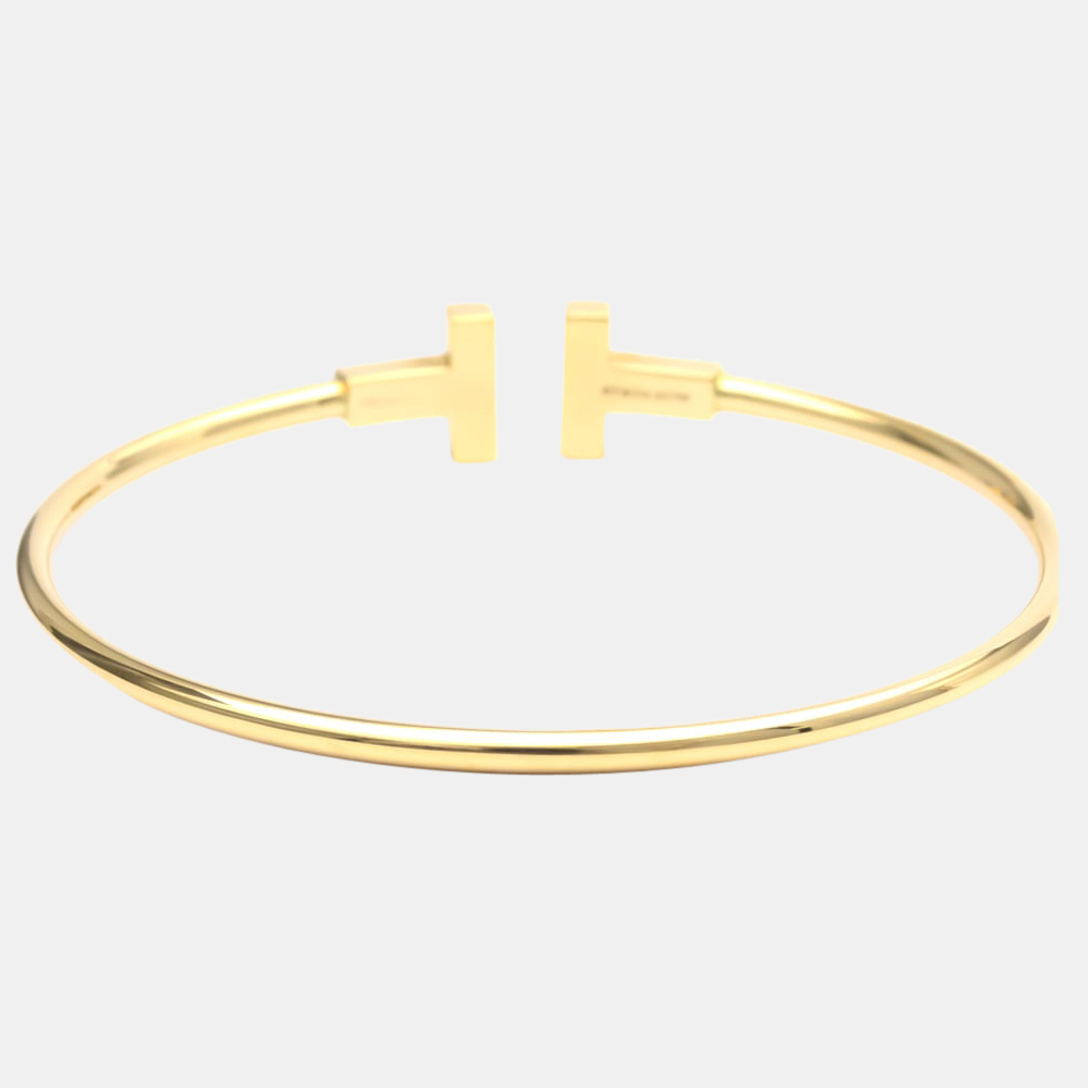 

Tiffany & Co. T Wire 18K Yellow Gold Bracelet 16