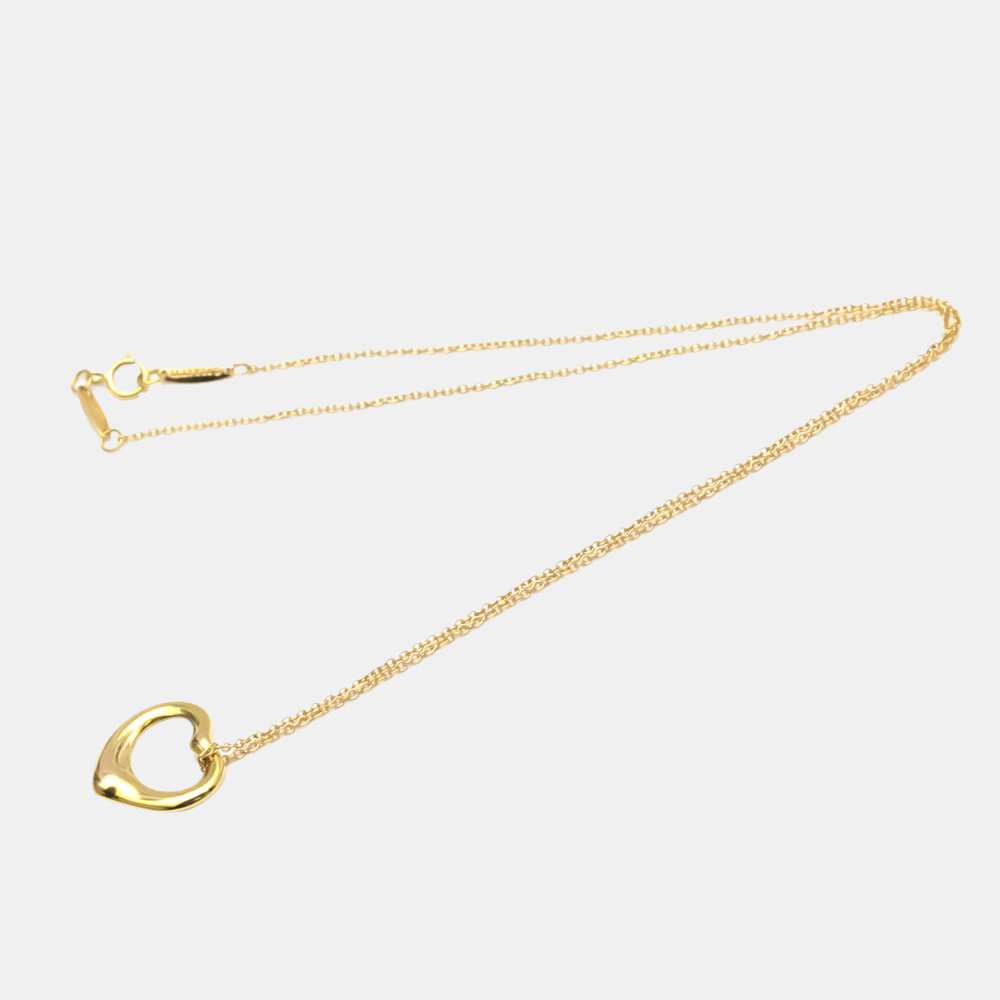 

Tiffany & Co. Elsa Peretti Open Heart 18K Rose Gold Necklace