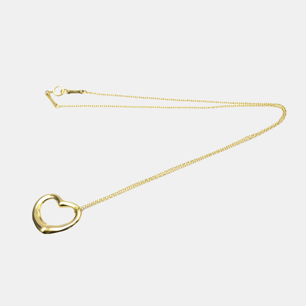 

Tiffany & Co. Elsa Peretti Open Heart 18K Yellow Gold Necklace