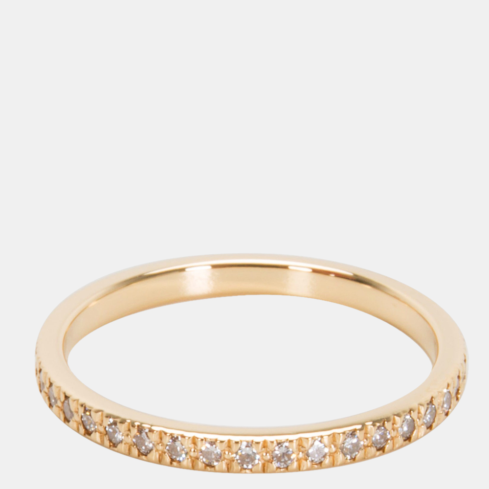 

Tiffany & Co. Novo Diamond Wedding Band in 18K Yellow Gold (0.36 CTW) Ring Size EU 56