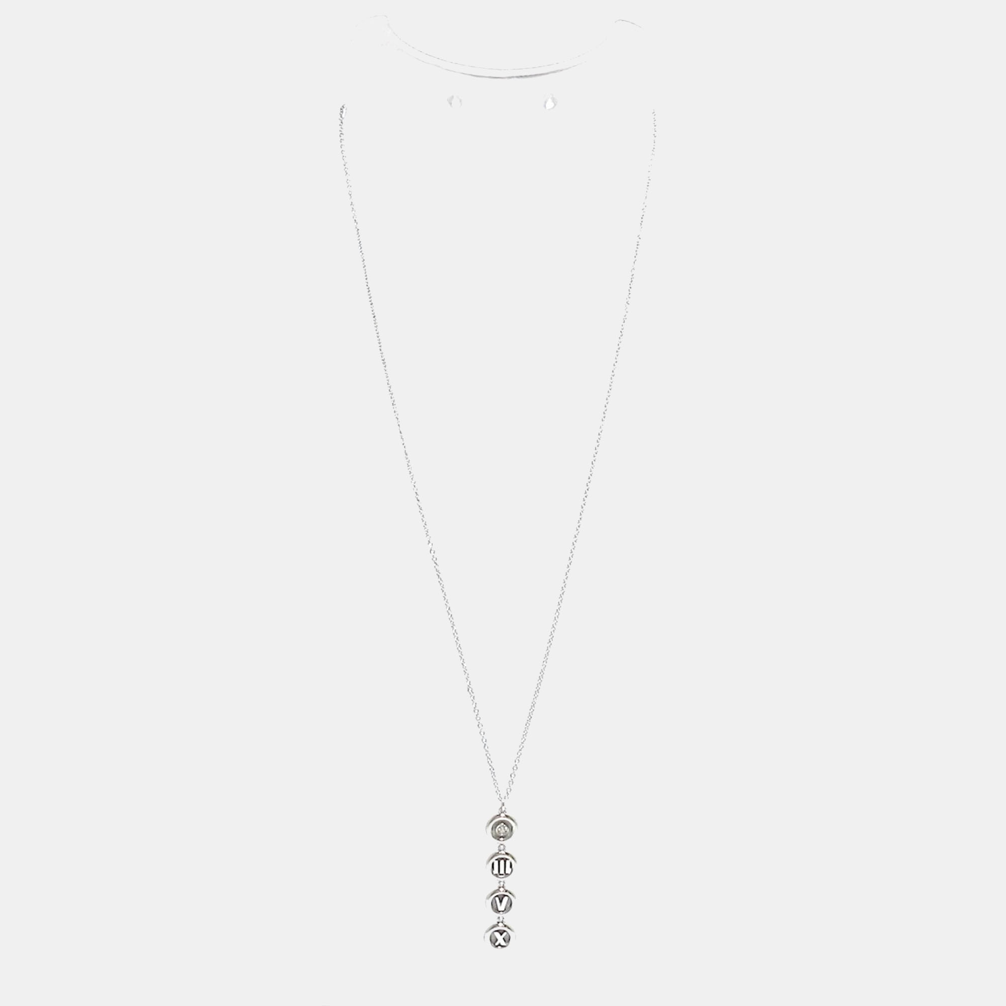 

Tiffany & Co. White Gold and Diamond Atlas Necklace