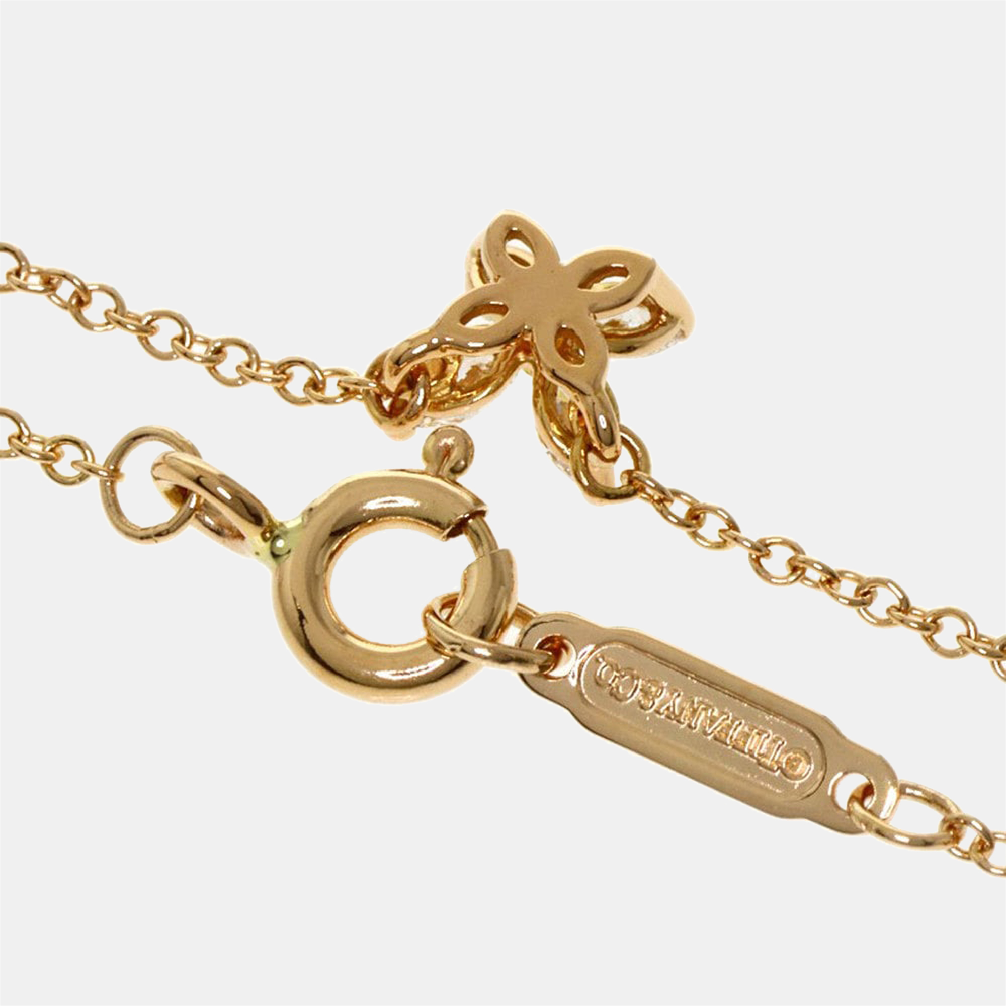 

Tiffany & Co. Tiffany Victoria 18K Rose Gold Diamond Necklace