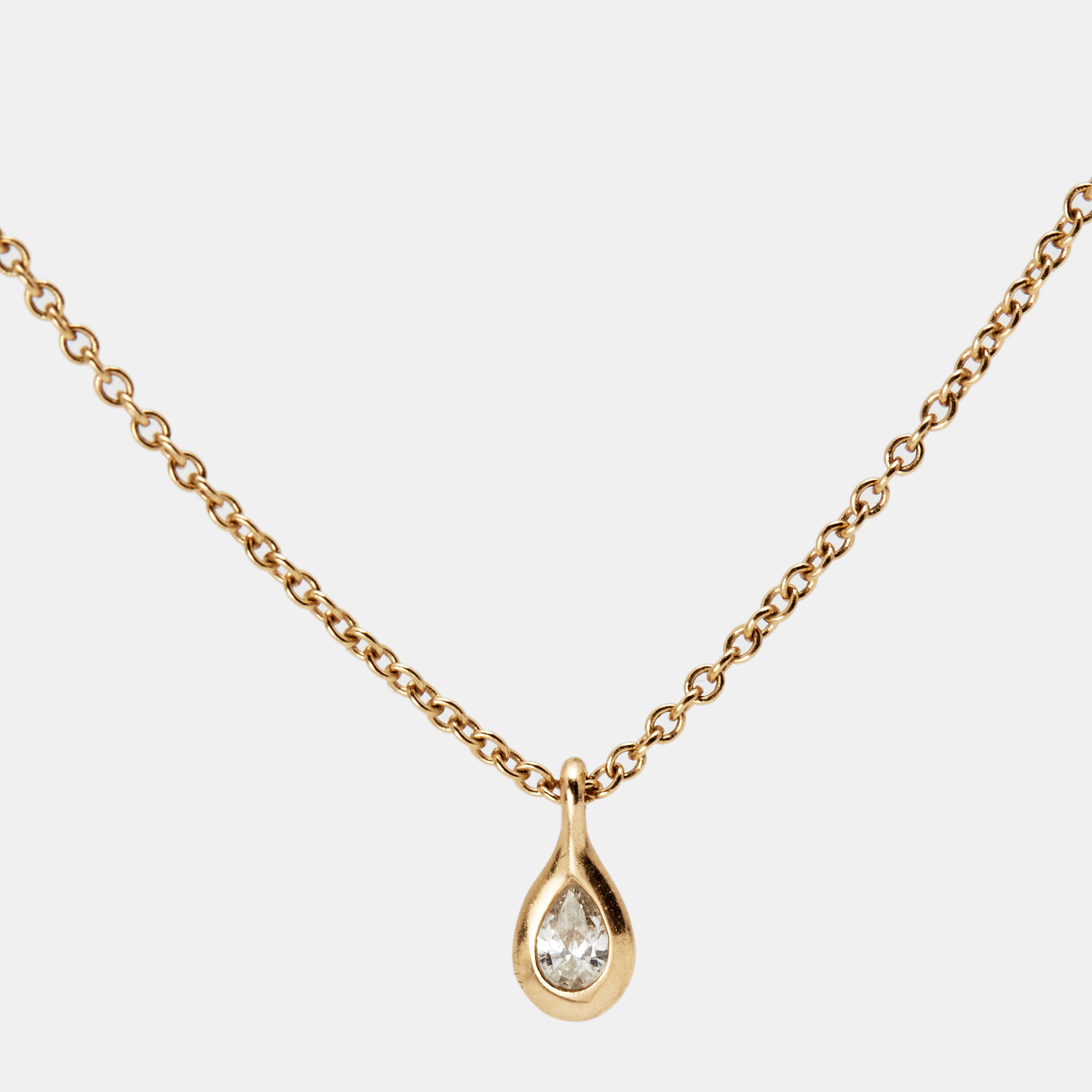 Preowned Tiffany & Co Elsa Peretti Diamond By The Yard Diamond 18k