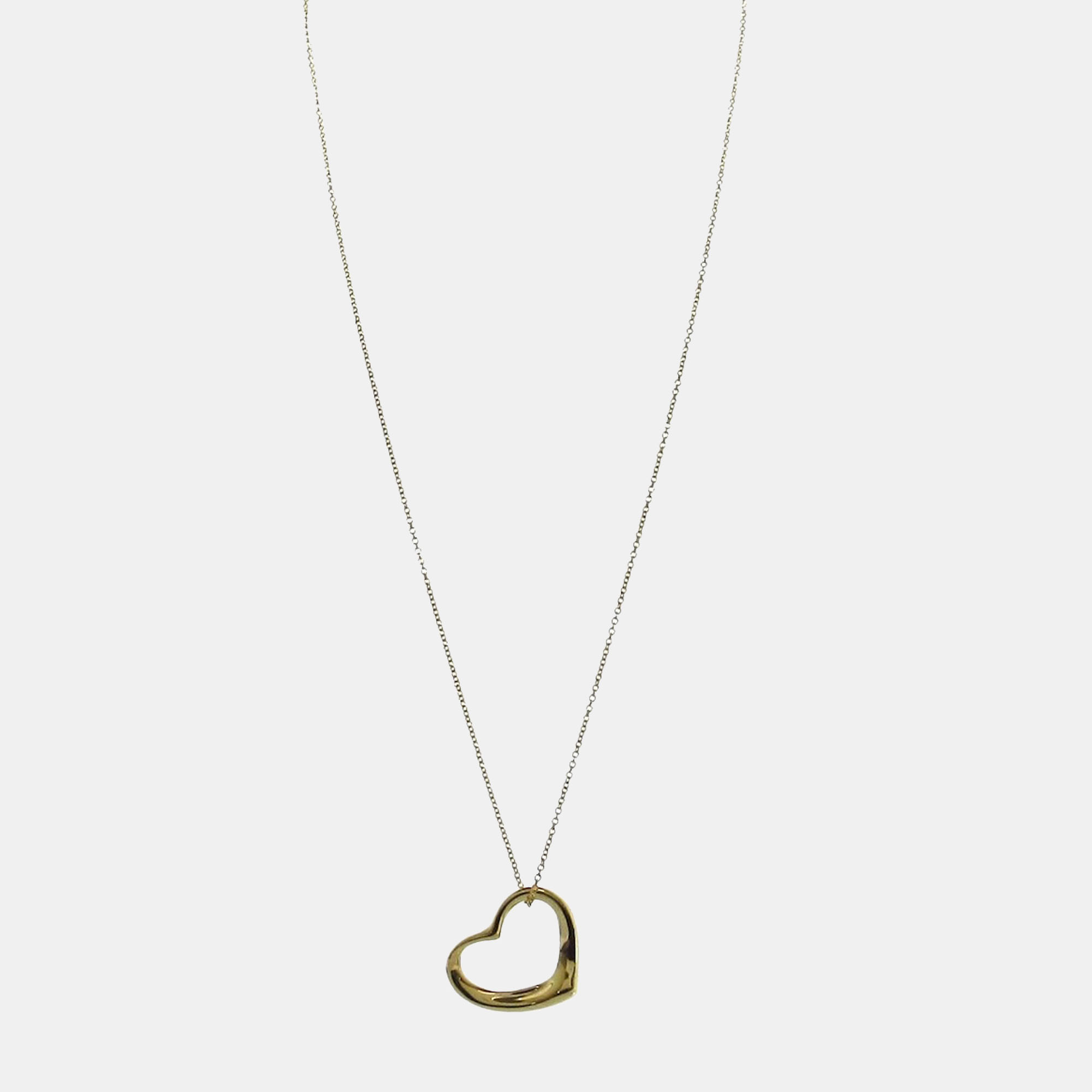 

Tiffany & Co. Elsa Peretti Open Heart 18K Yellow Gold Necklace