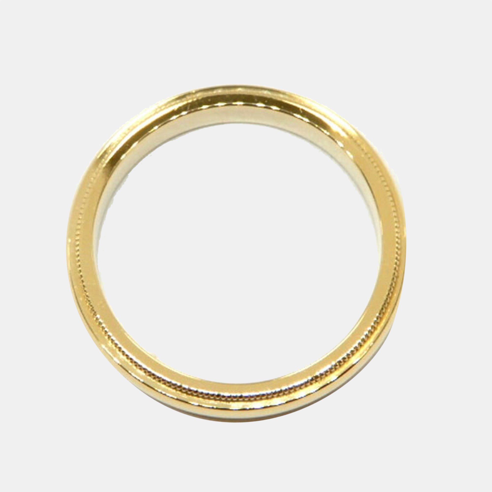 

Tiffany Milgrain Wedding Band 18K Yellow Gold Ring EU 52