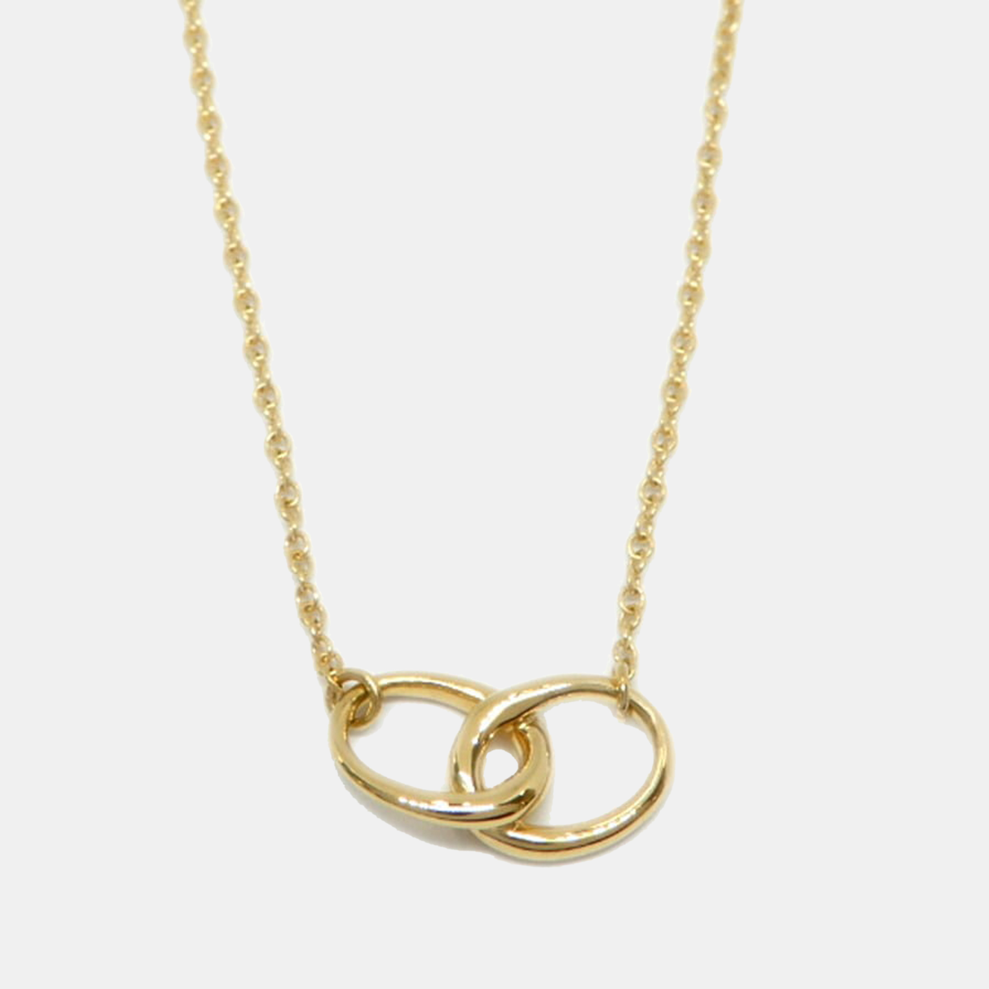 

Tiffany & Co. Interlocking Ovals Yellow Gold Necklace