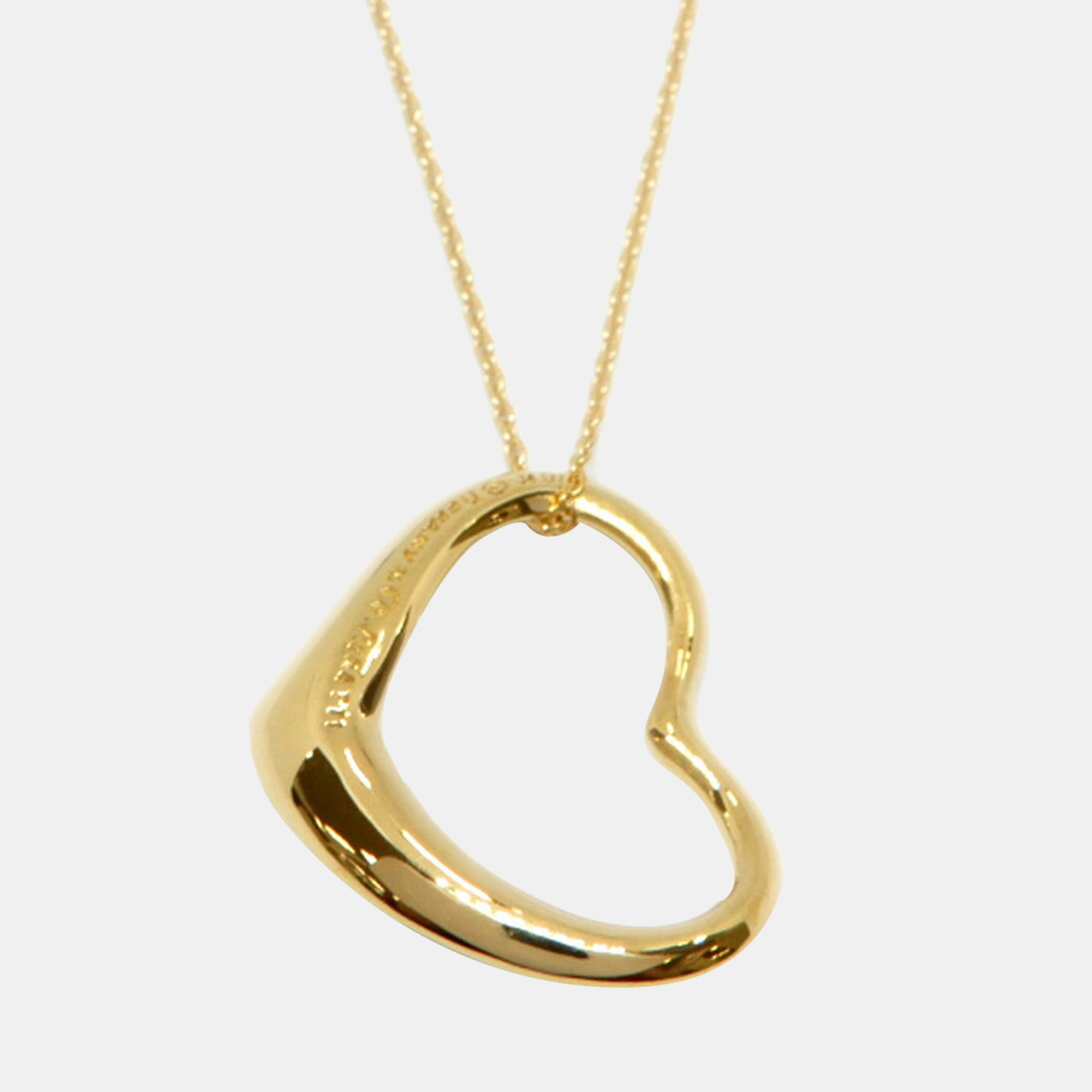 

Tiffany & Co. Elsa Peretti Open Heart 18K Yellow Gold Necklace