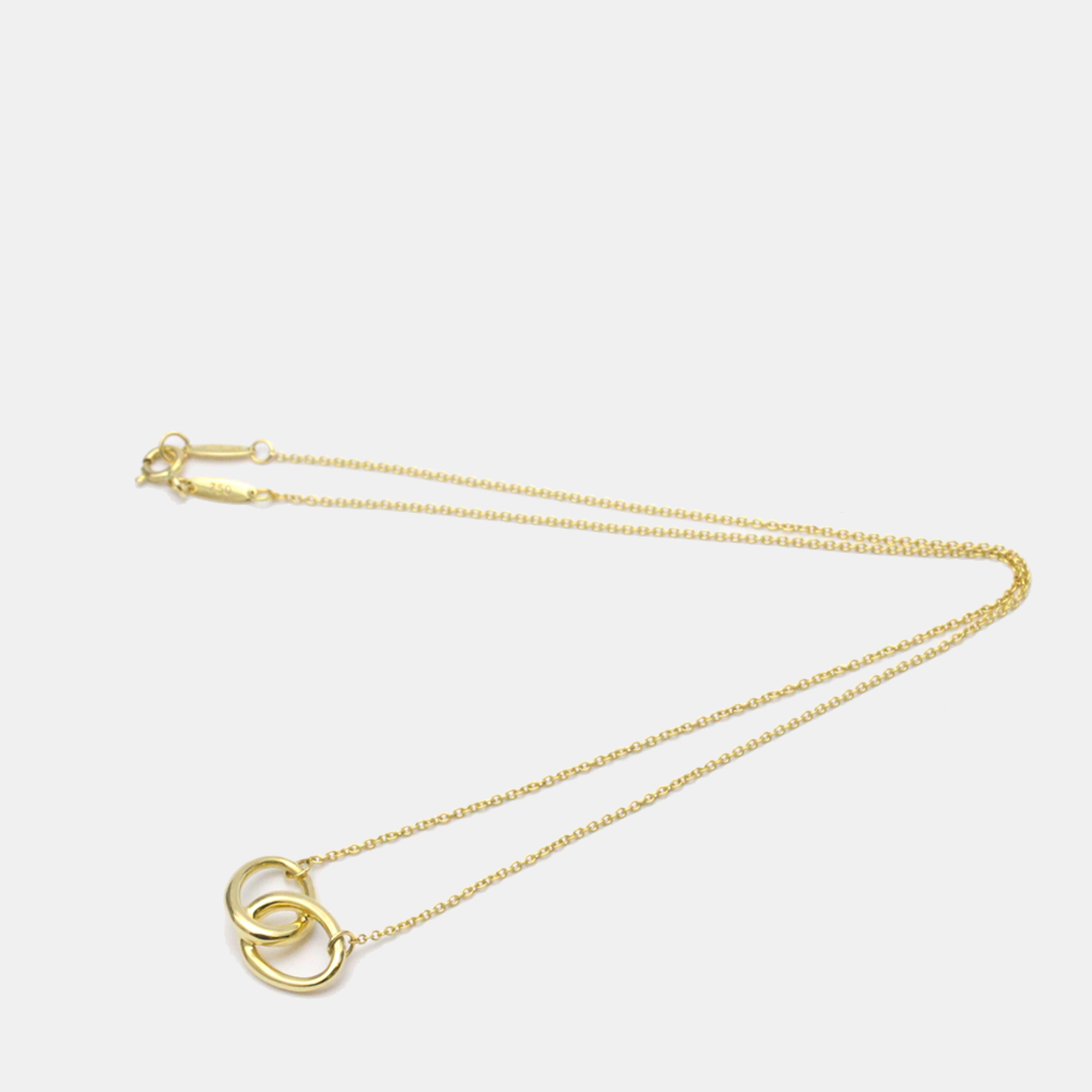 

Tiffany & Co. Elsa Peretti Double Loop 18K Yellow Gold Necklace