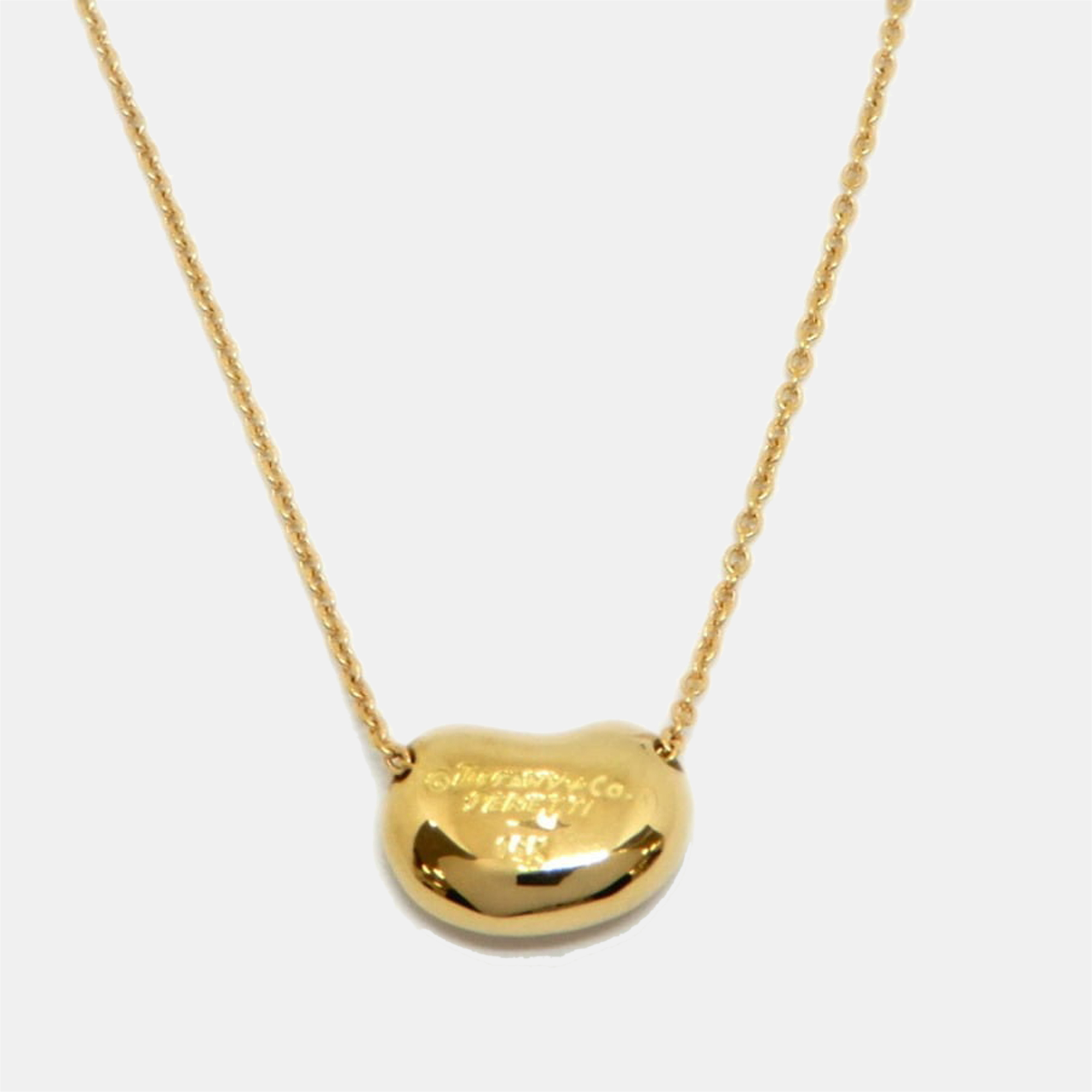 

Tiffany & Co. Elsa Peretti Bean 18K Yellow Gold Necklace
