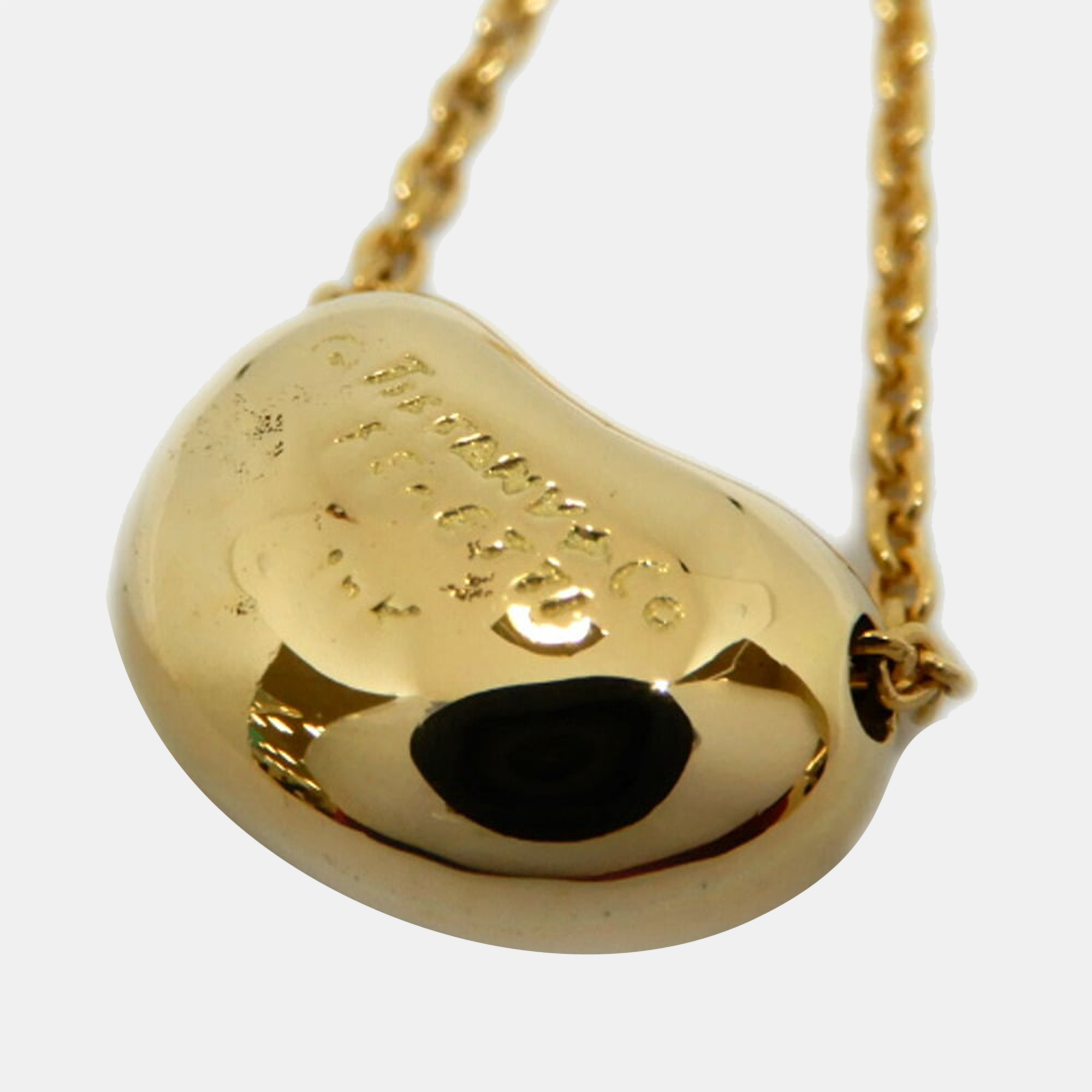 

Tiffany & Co. Elsa Peretti Bean 18K Yellow Gold Necklace