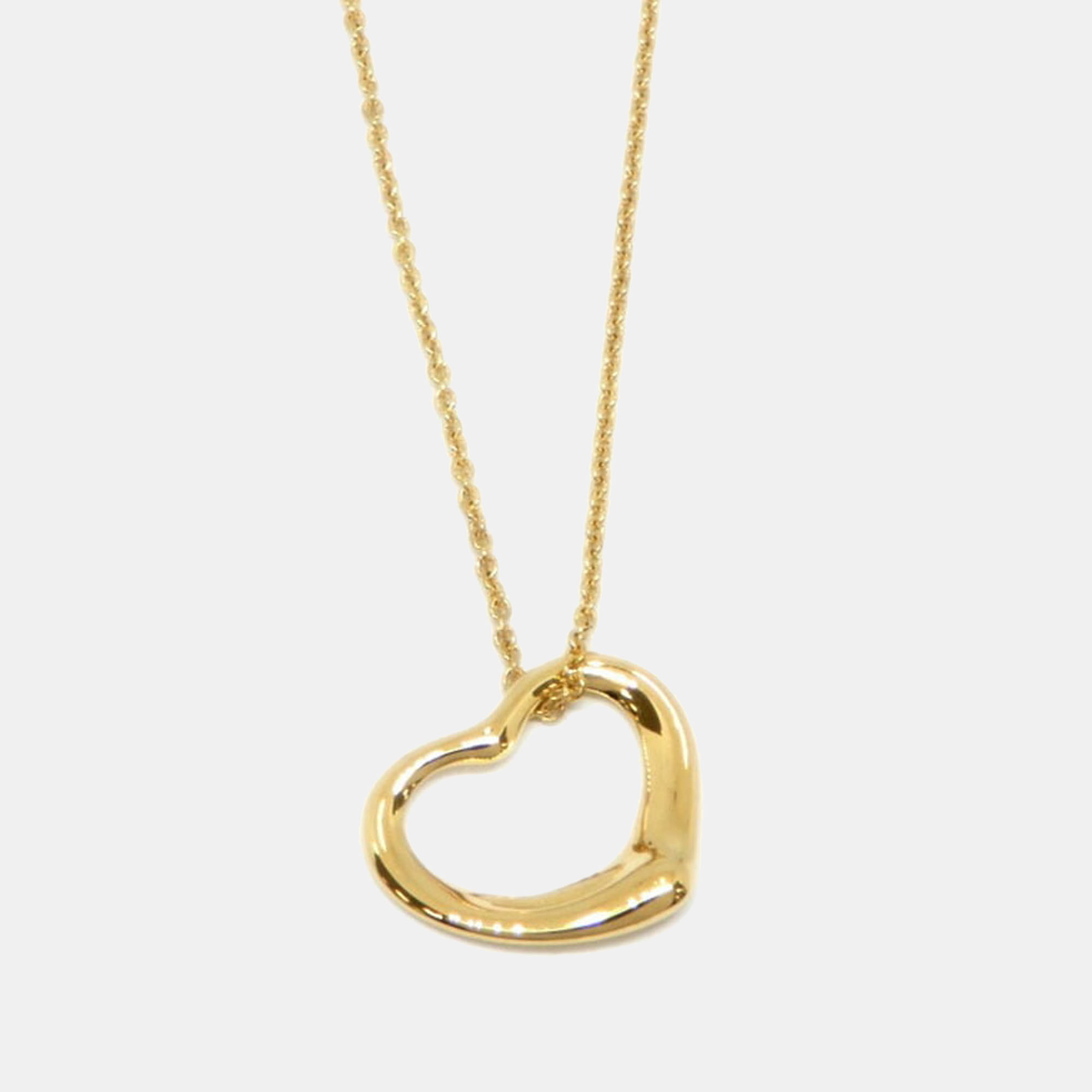 

Tiffany & Co. Elsa Peretti Open Heart 18K Yellow Gold Necklace