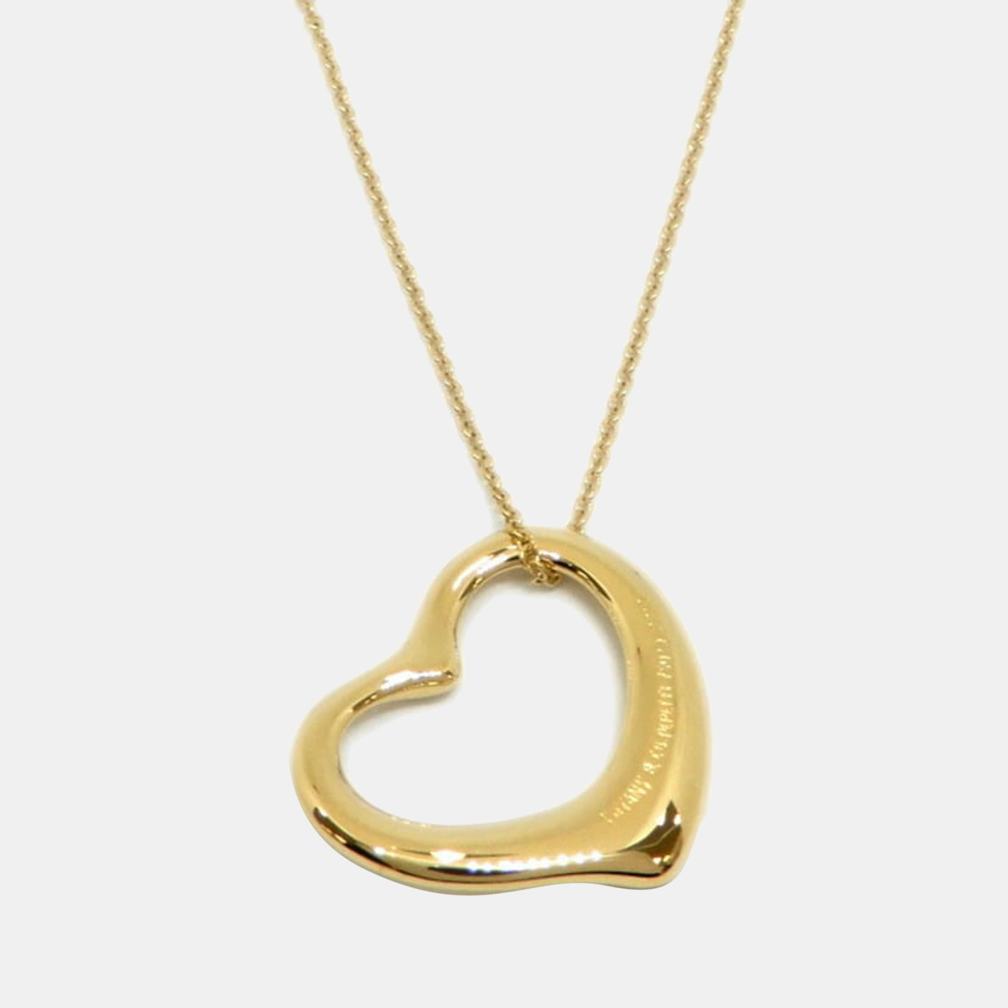 

Tiffany & Co. Elsa Peretti Open Heart 18K Yellow Gold Necklace