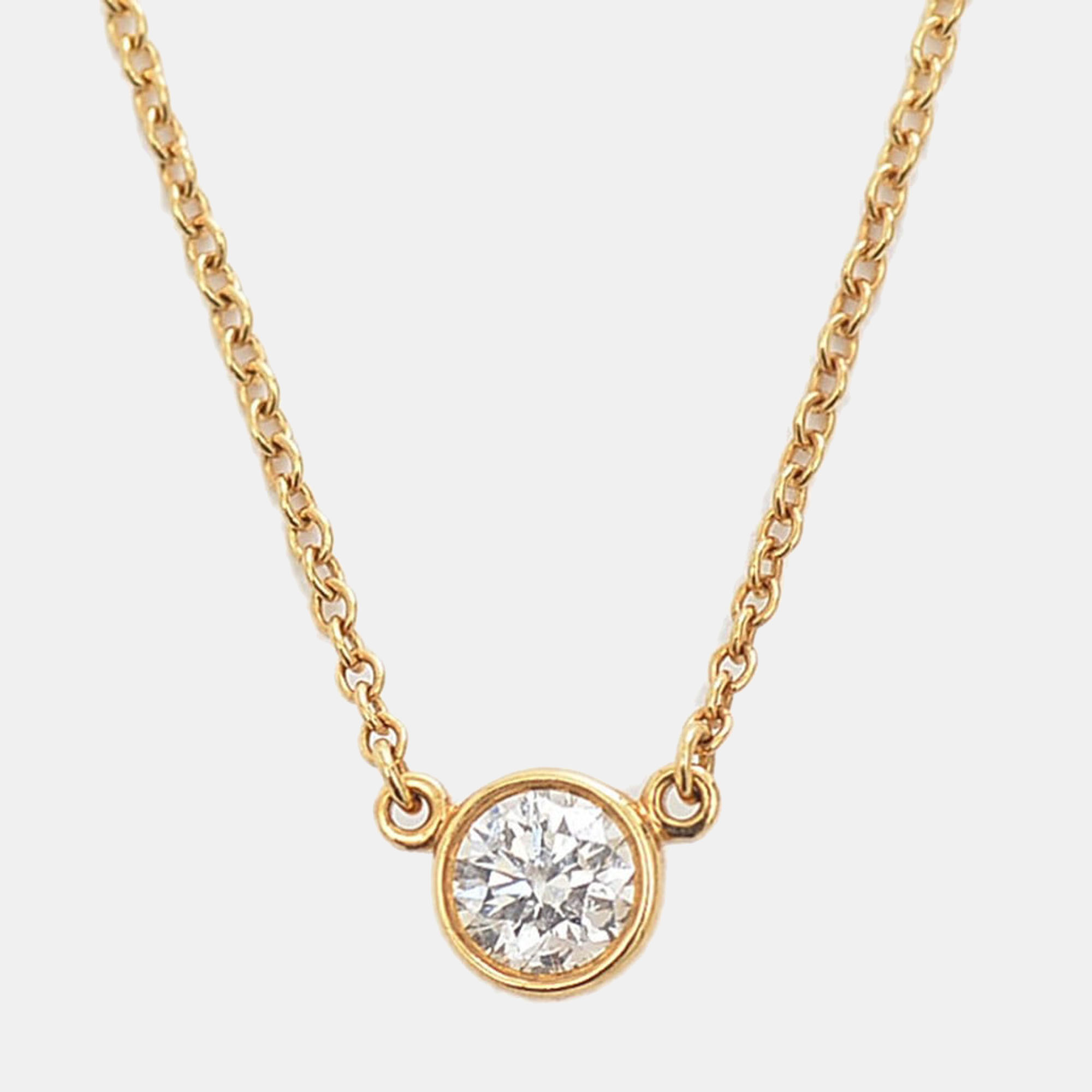 Preowned Tiffany & Co Elsa Peretti Diamonds By The Yard 18k Yellow