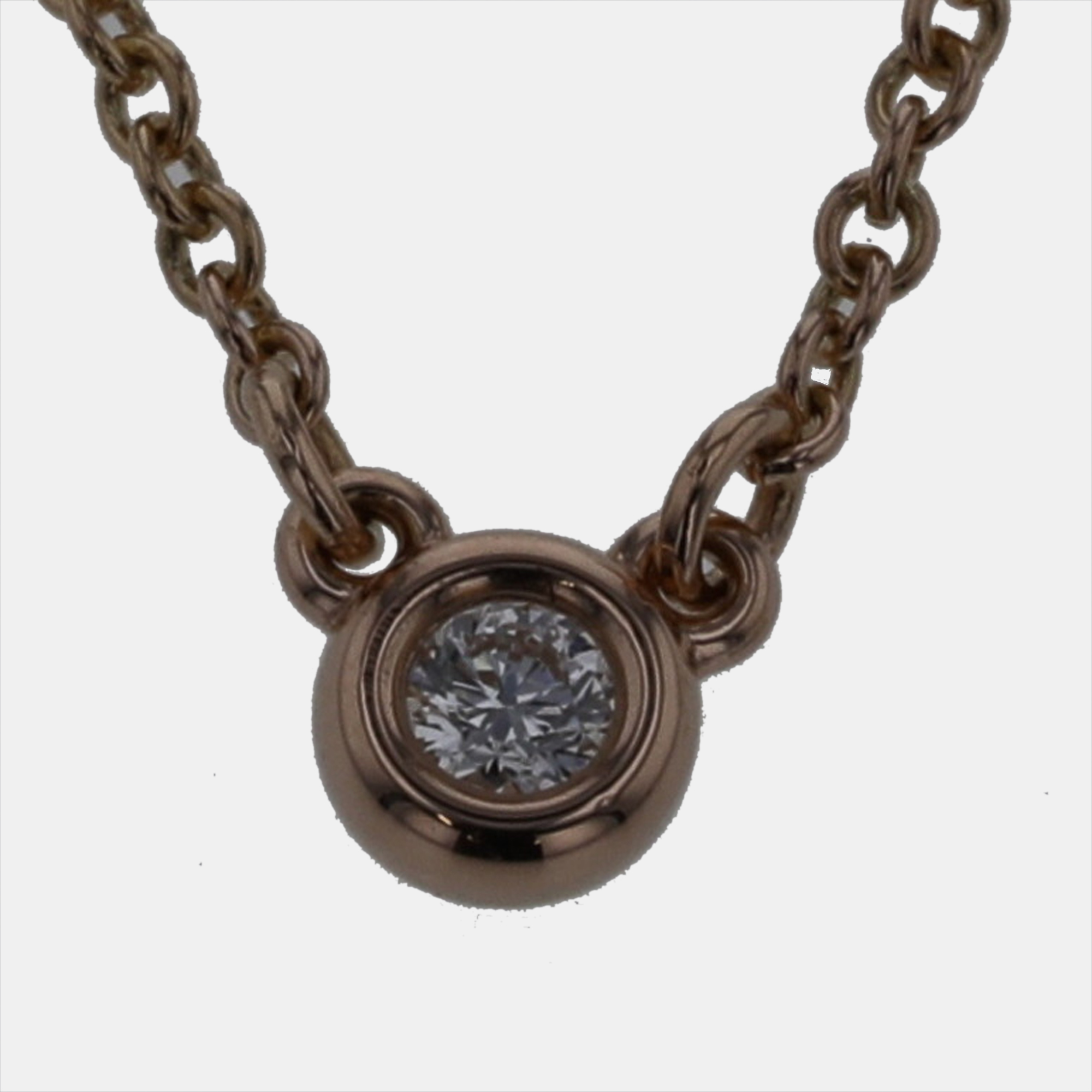 

Tiffany & Co. Elsa Peretti Diamonds By The Yard 18K Yellow Gold Diamond Necklace