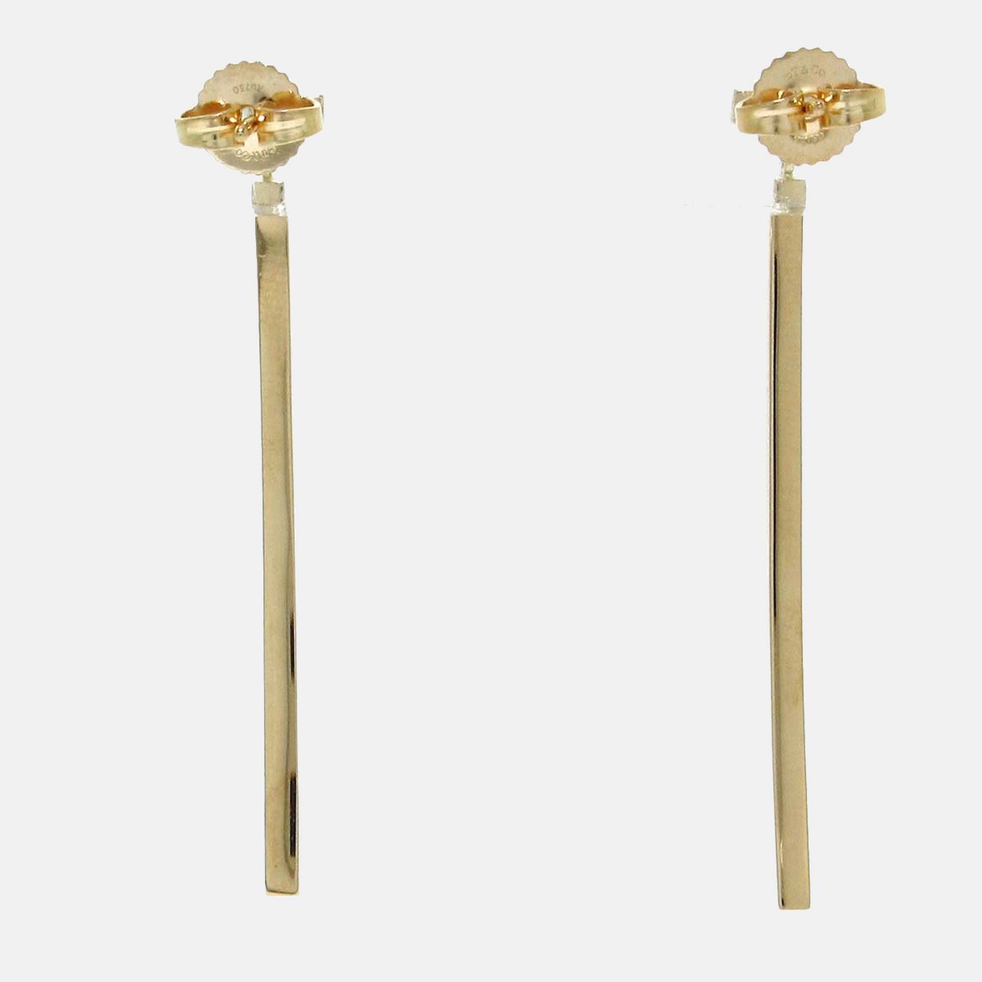 

Tiffany & Co. Tiffany T 18K Rose Gold Diamond Earrings