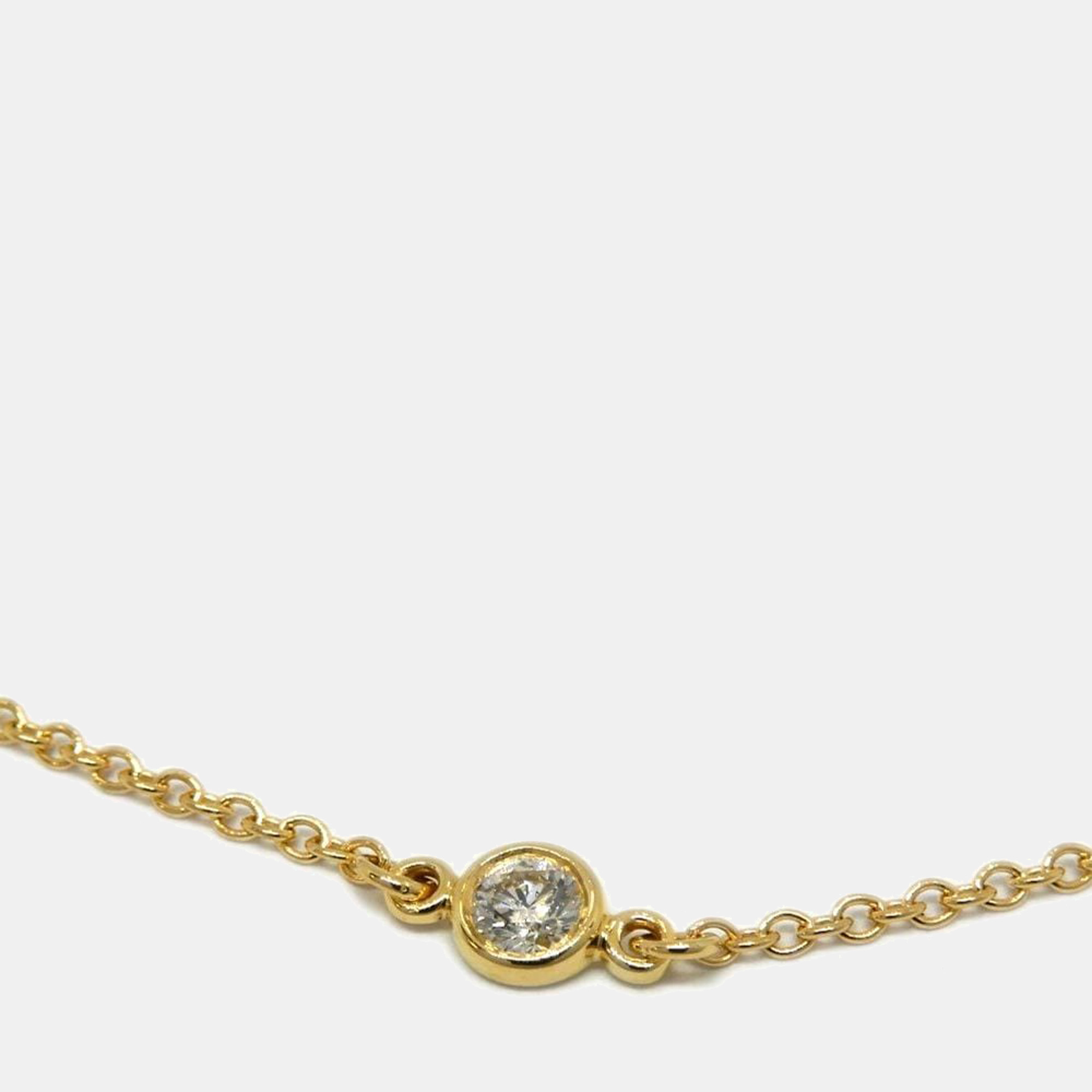 

Tiffany & Co. Diamonds by the Yard 18K Yellow Gold Diamond Bracelet 16.3