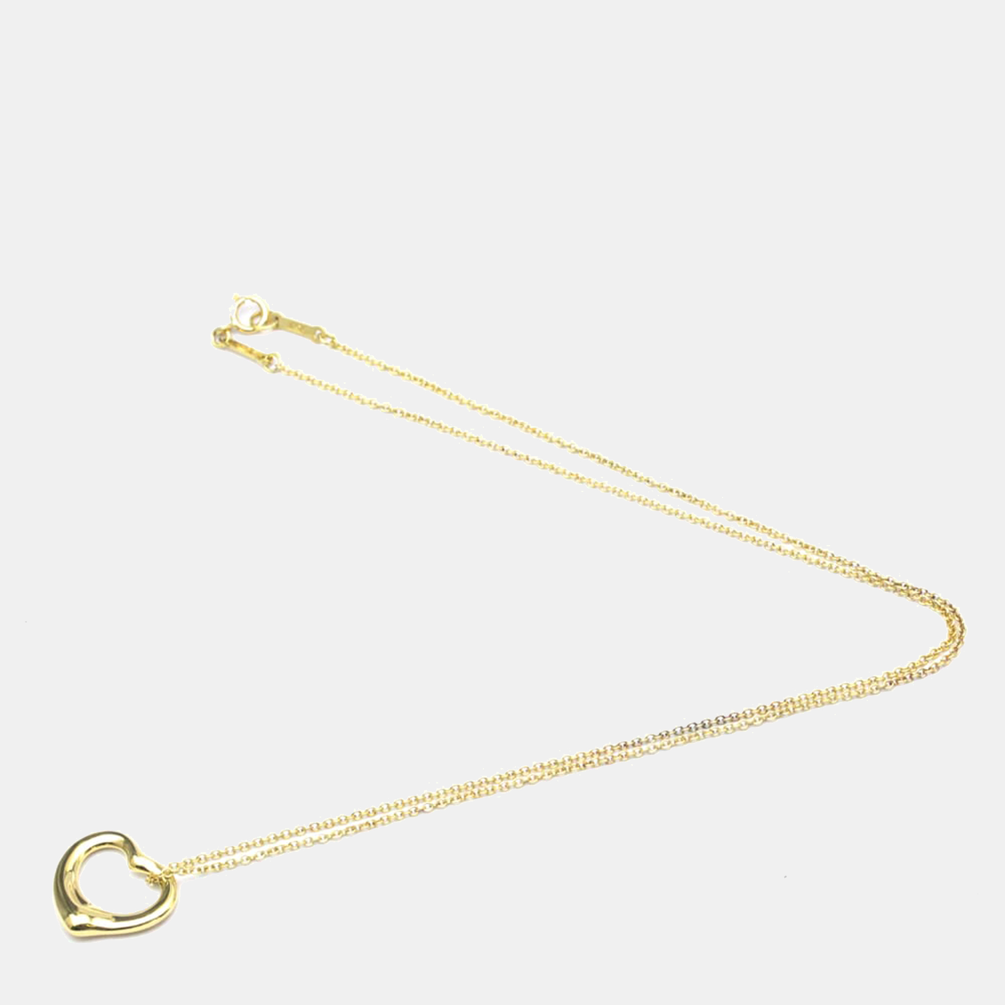 

Tiffany & Co. Elsa Peretti Open Heart 18K Yellow Gold Necklace