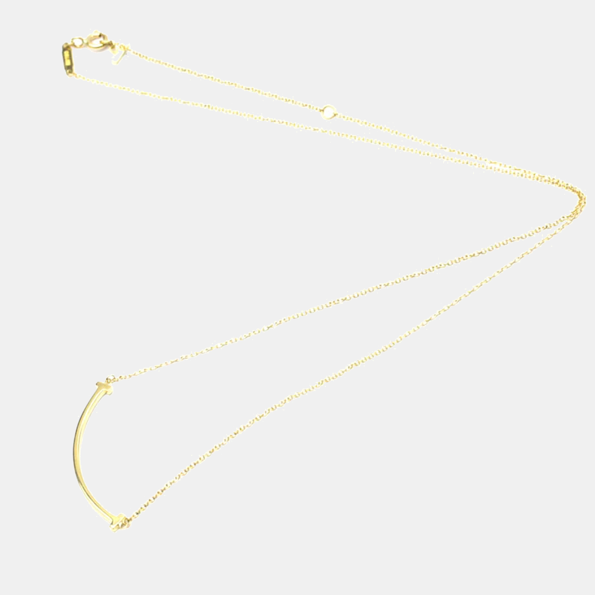 

Tiffany & Co. T Smile 18K Yellow Gold Necklace