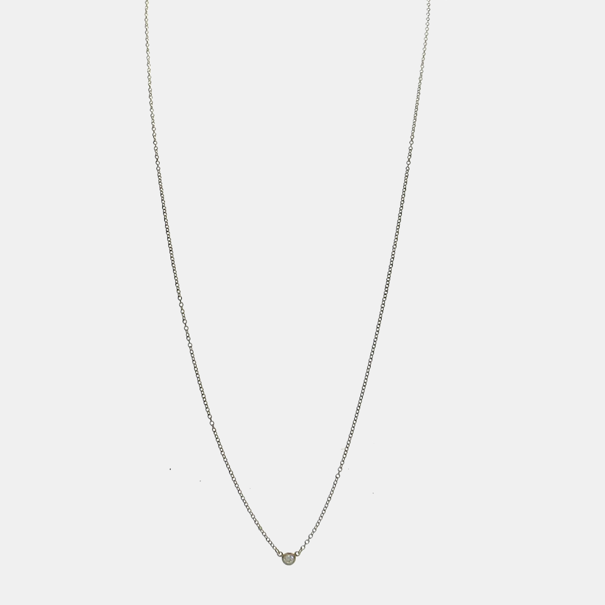 

Tiffany & Co. Elsa Peretti Diamonds by the Yard Yellow Gold Diamond Necklace