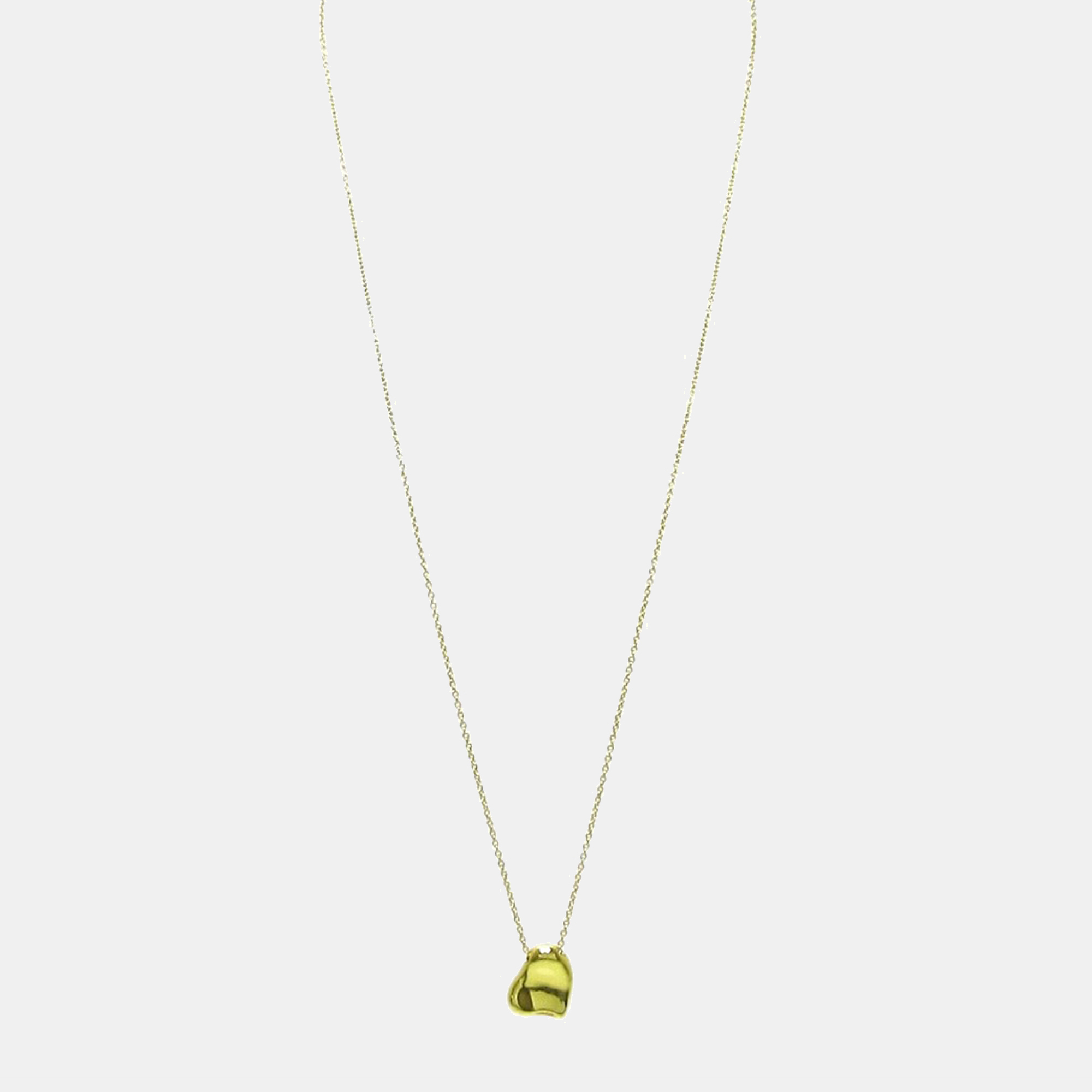 

Tiffany & Co. Vintage Puffed Heart 18K Yellow Gold Necklace