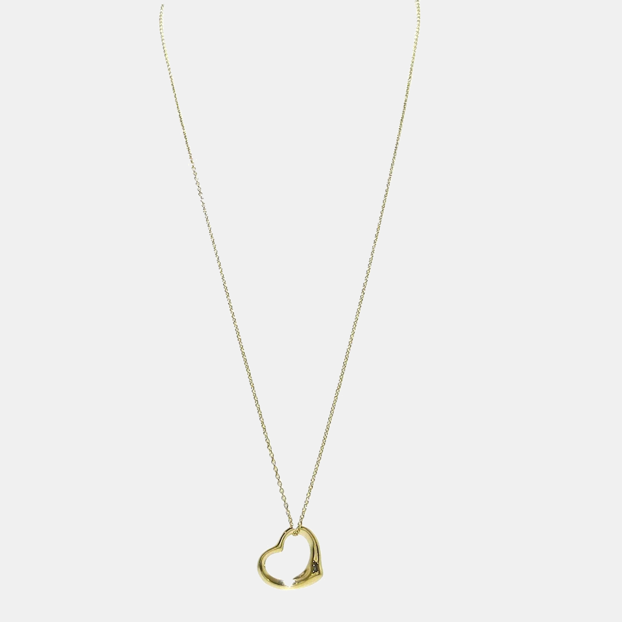 

Tiffany & Co. Elsa Peretti Open Heart 18K Yellow Gold Necklace