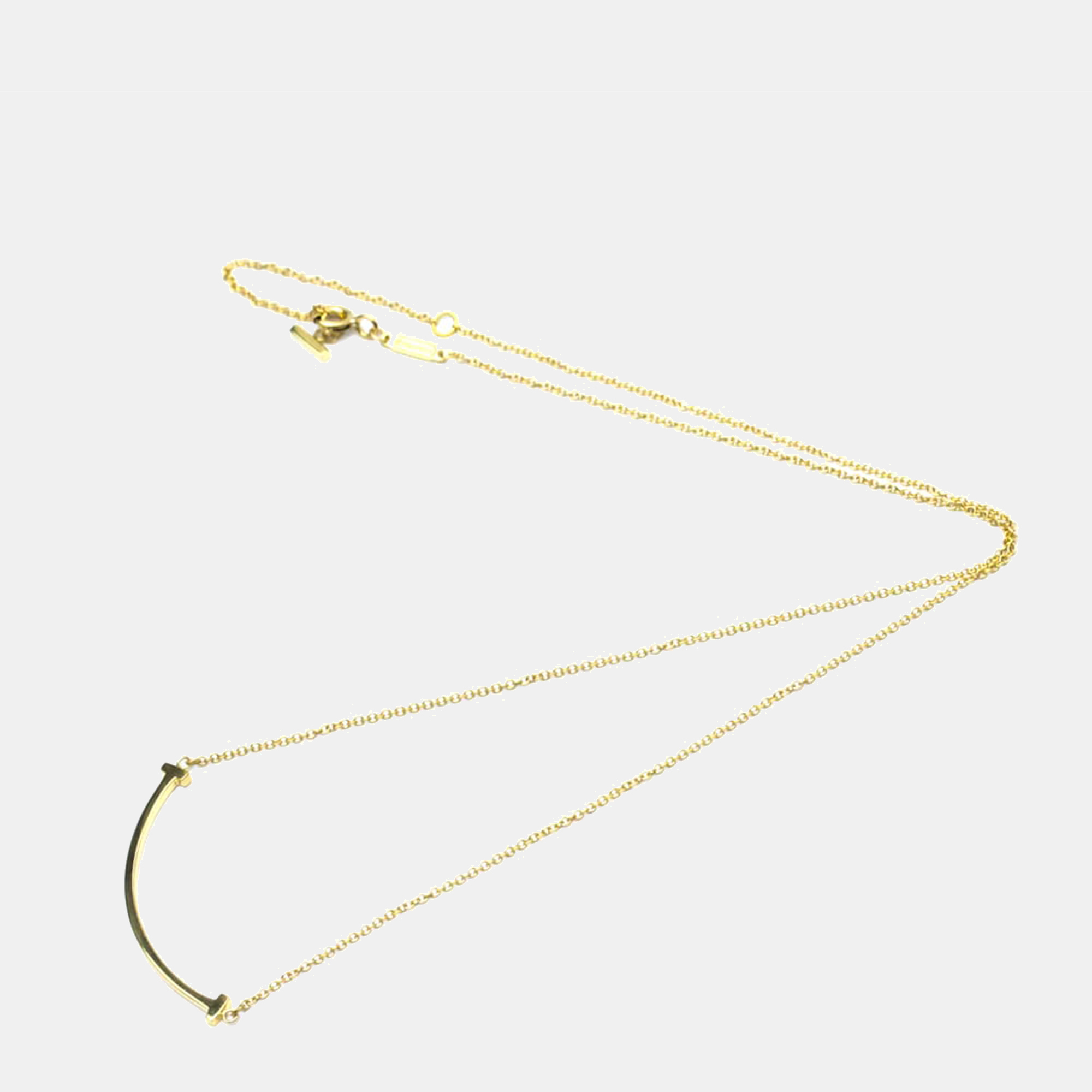 

Tiffany & Co. T Smile 18K Yellow Gold Necklace