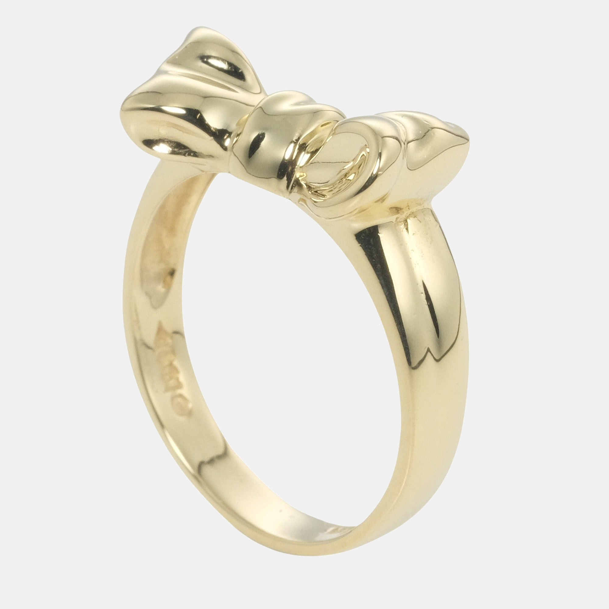

Tiffany & Co. Tiffany Bow 18K Yellow Gold Ring EU 52