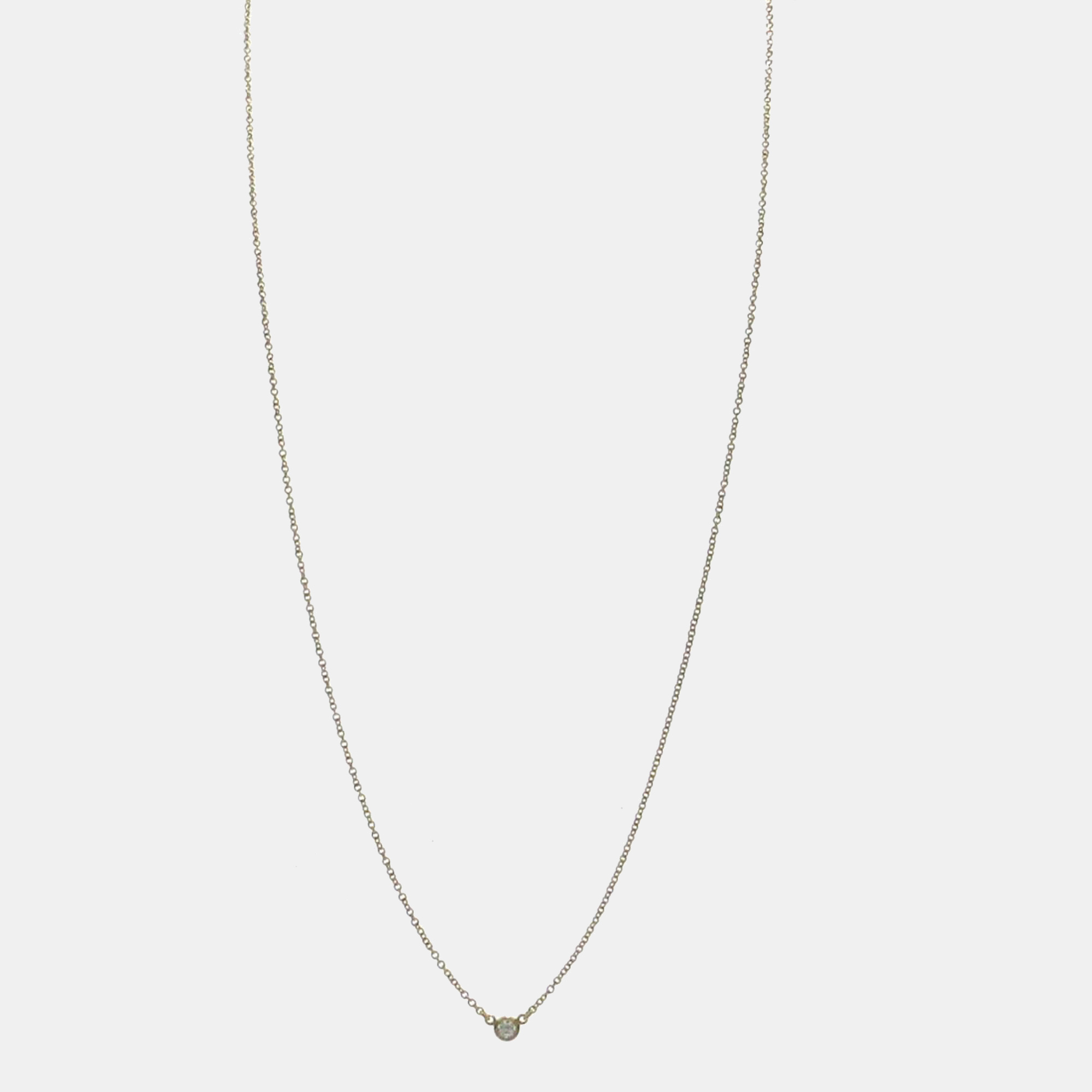 

Tiffany & Co. Diamonds By The Yard 18K Yellow Gold Diamond Necklace