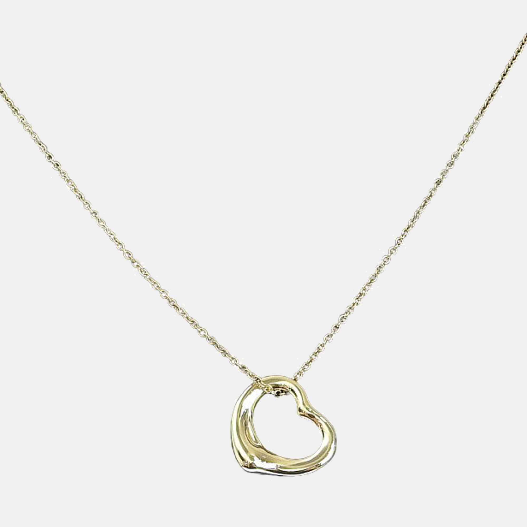 

Tiffany & Co. Elsa Peretti Open Heart 18K Yellow Gold Necklace