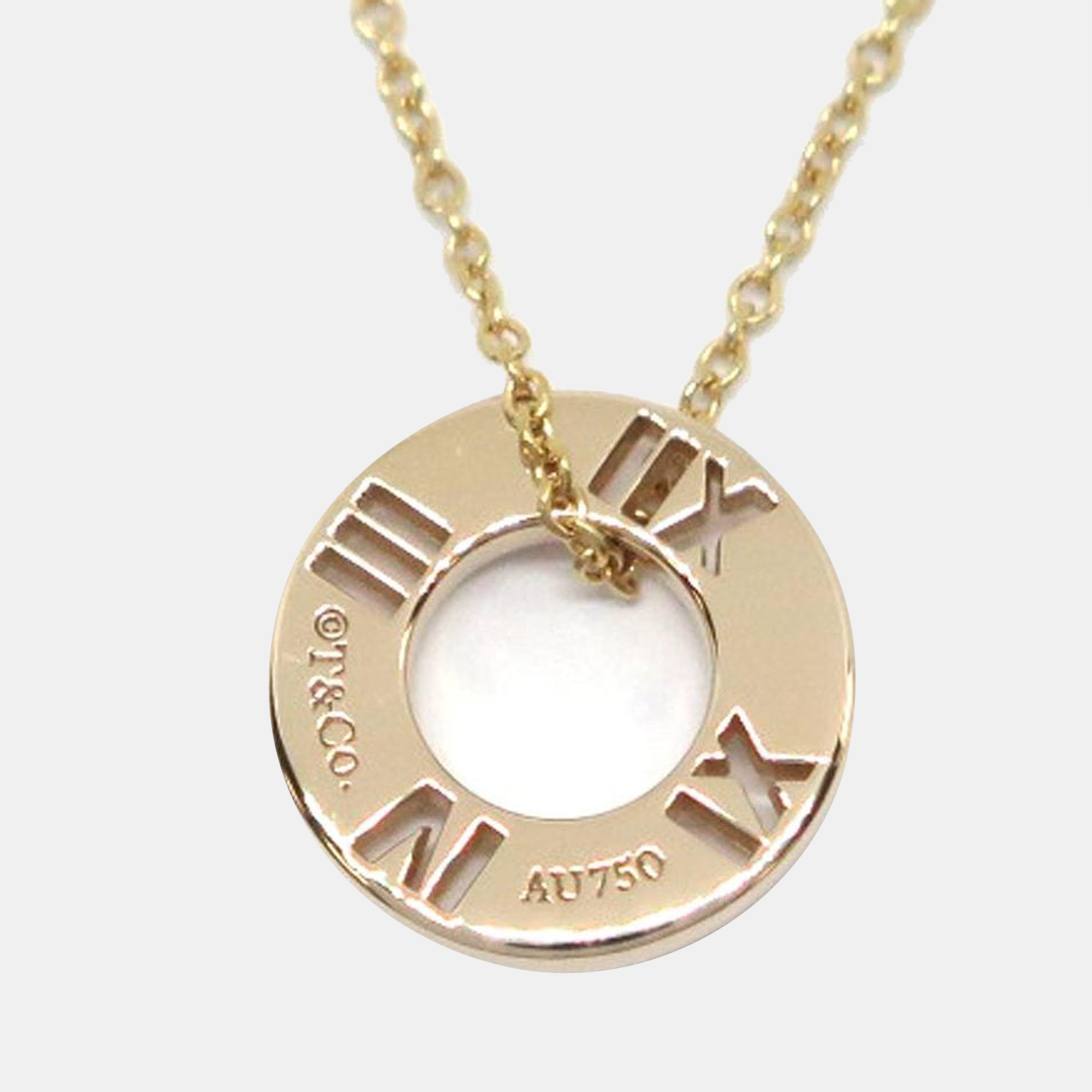 

Tiffany & Co. Atlas 18K Rose Gold Diamond Necklace