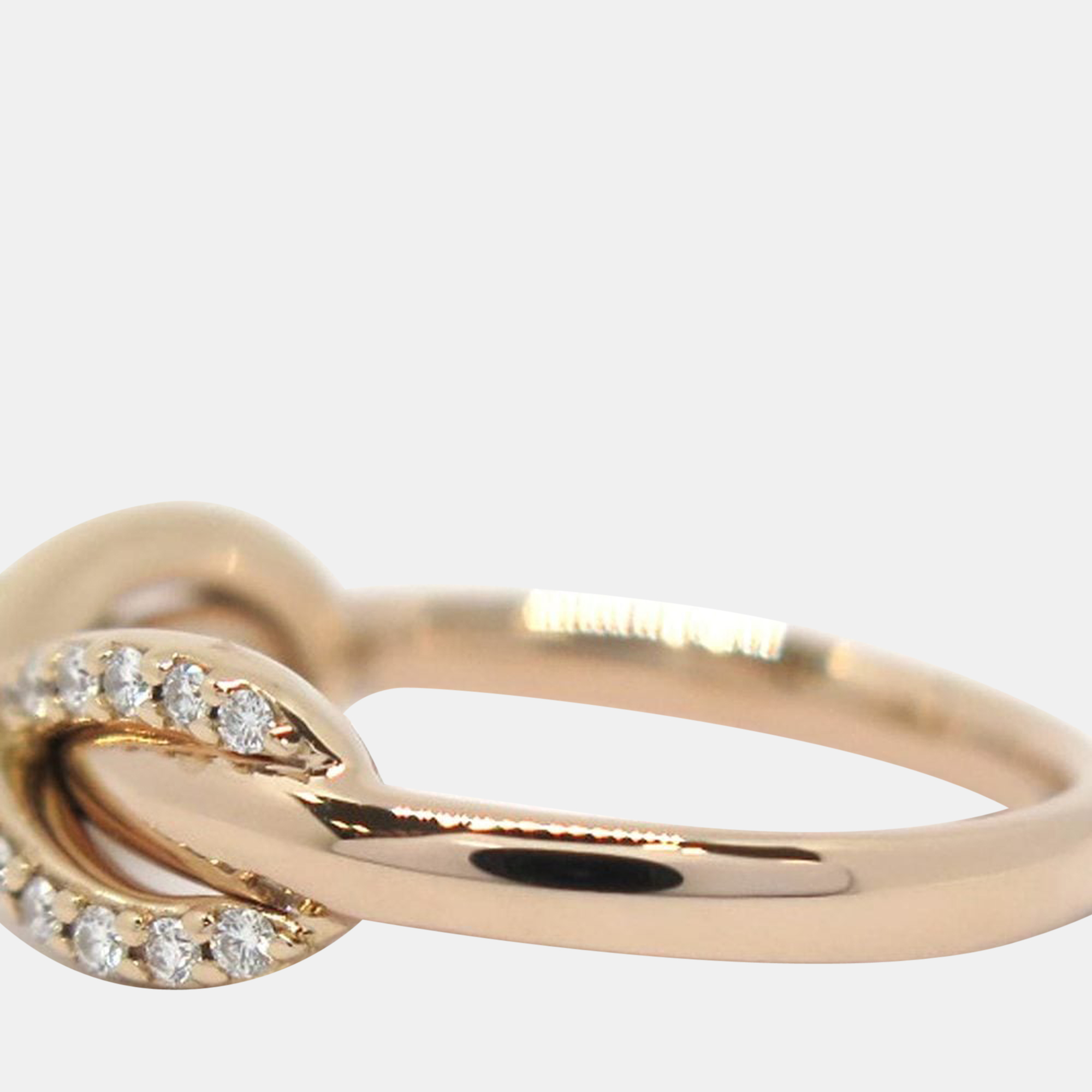 

Tiffany & Co. Infinity 18K Rose Gold Diamond Ring EU