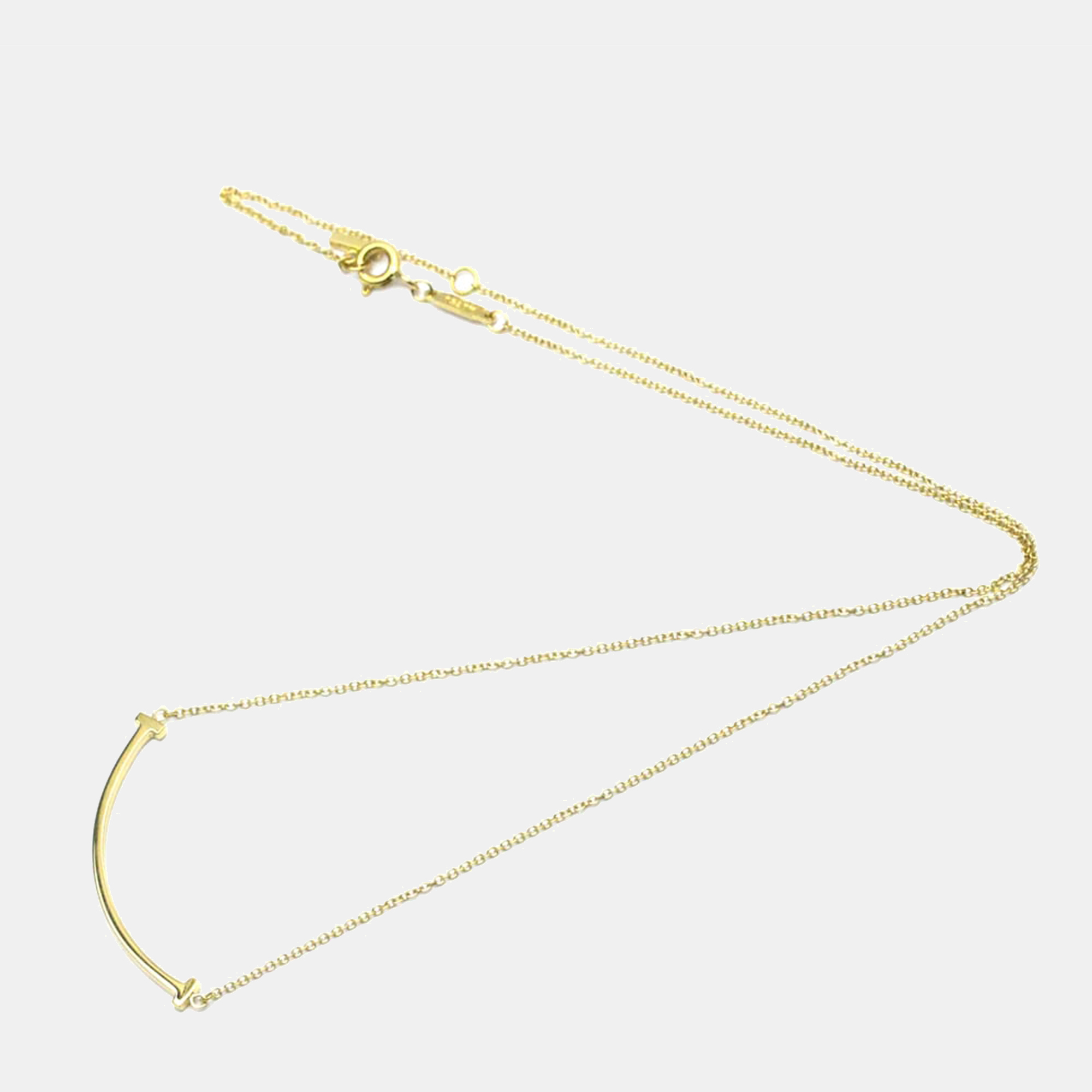 

Tiffany & Co. T Smile 18K Yellow Gold Necklace