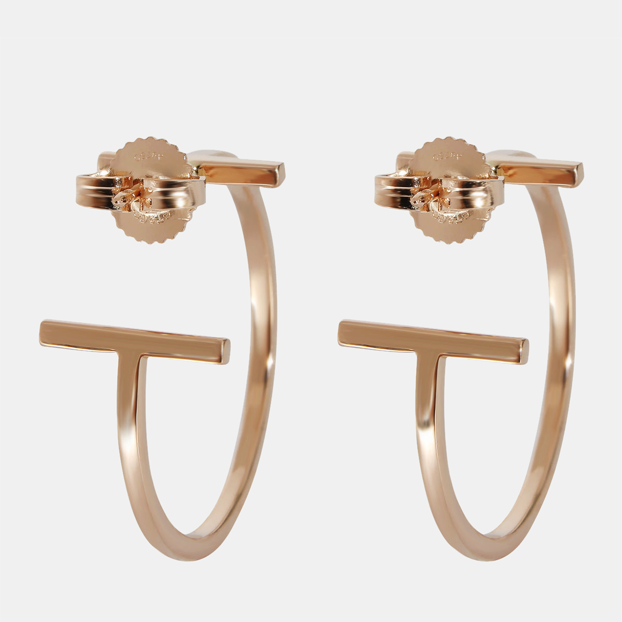 

Tiffany & Co. T Hoop Earrings in 18k Rose Gold
