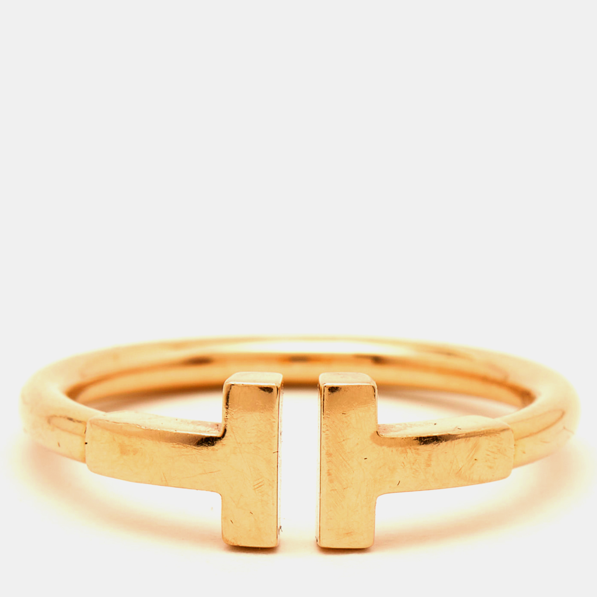 

Tiffany & Co. Tiffany T 18k Rose Gold Ring Size