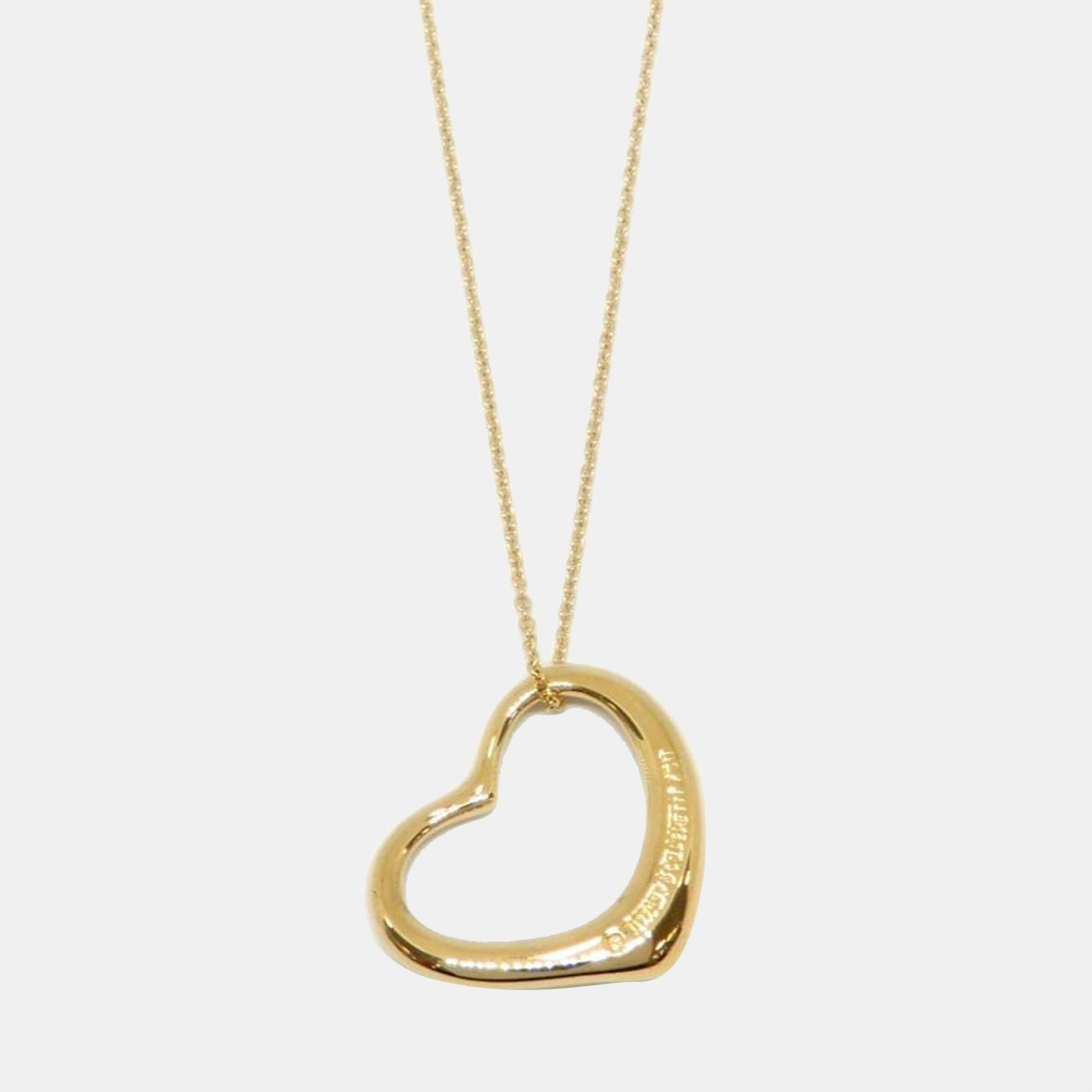 

Tiffany & Co. Elsa Peretti Open Heart 18K Yellow Gold Necklace