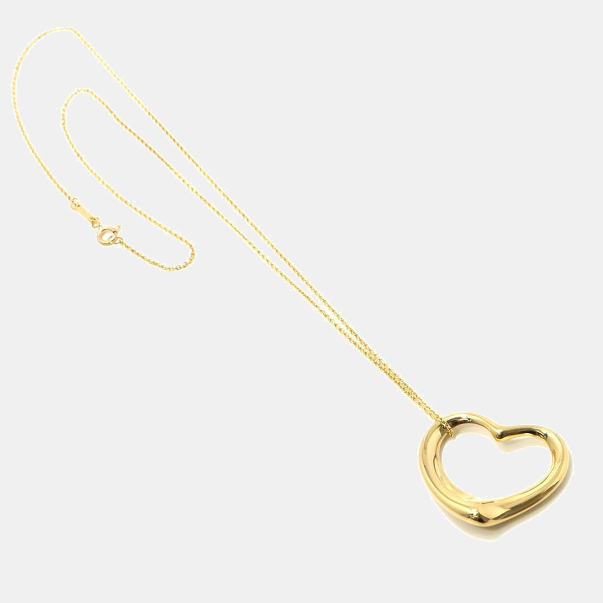 

Tiffany & Co. Elsa Peretti Open Heart 18K Yellow Gold Necklace