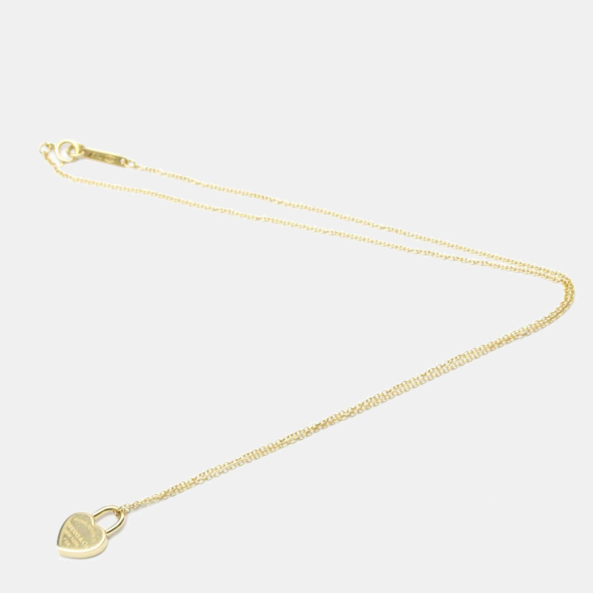 

Tiffany & Co. Return To Tiffany Love Heart Tag 18K Yellow Gold Necklace