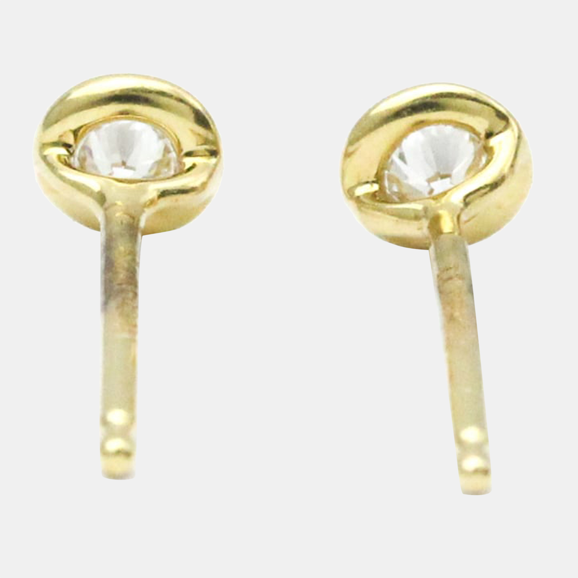 

Tiffany & Co. Elsa Peretti Diamonds by the Yard 18K Yellow Gold Diamond Earrings