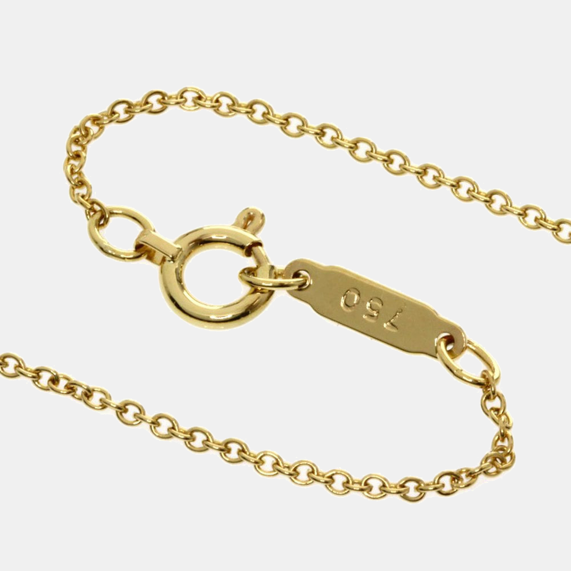 

Tiffany & Co. Tiffany Bow Ribbon 18K Yellow Gold Diamond Necklace