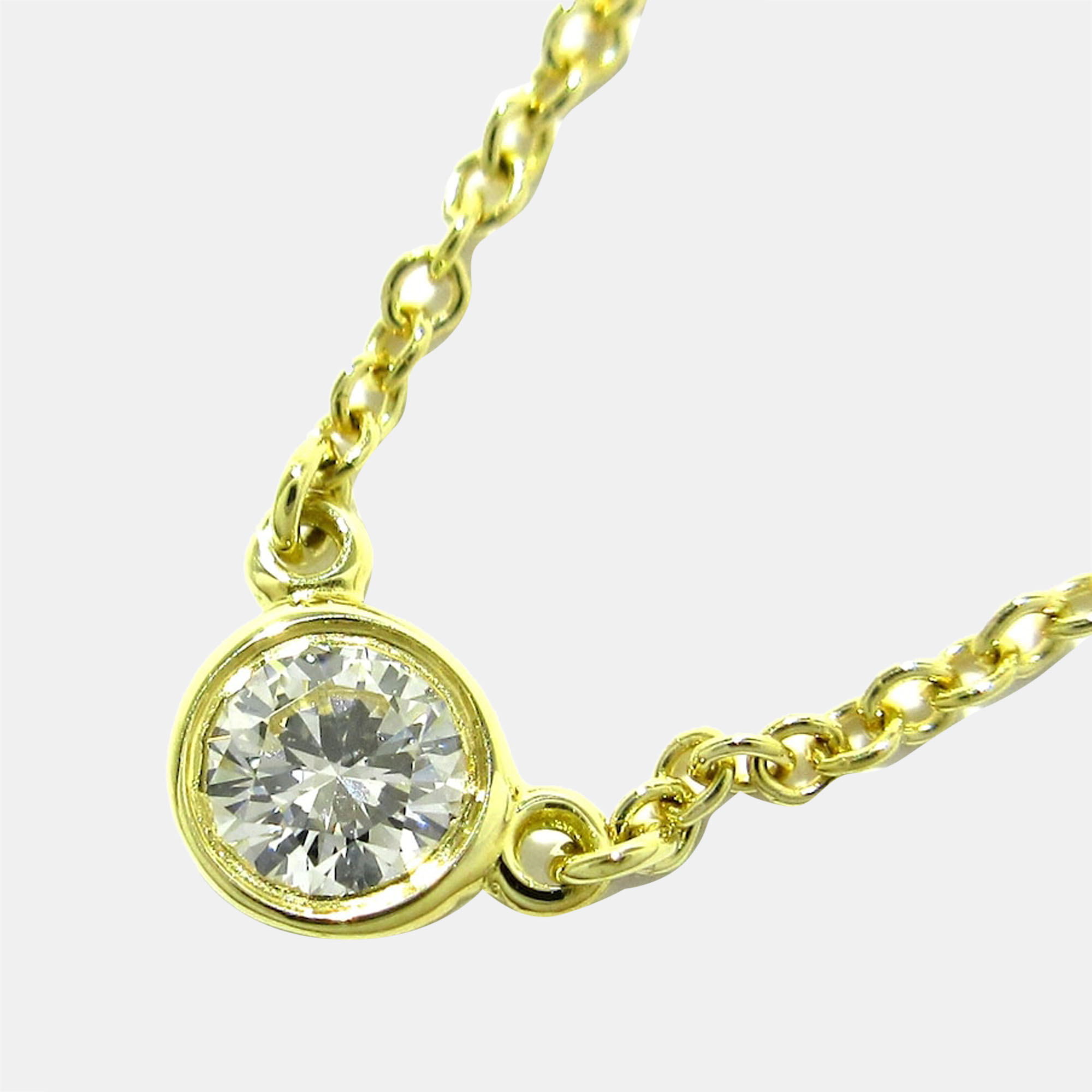

Tiffany & Co. Diamonds By The Yard 18K Yellow Gold Diamond Necklace